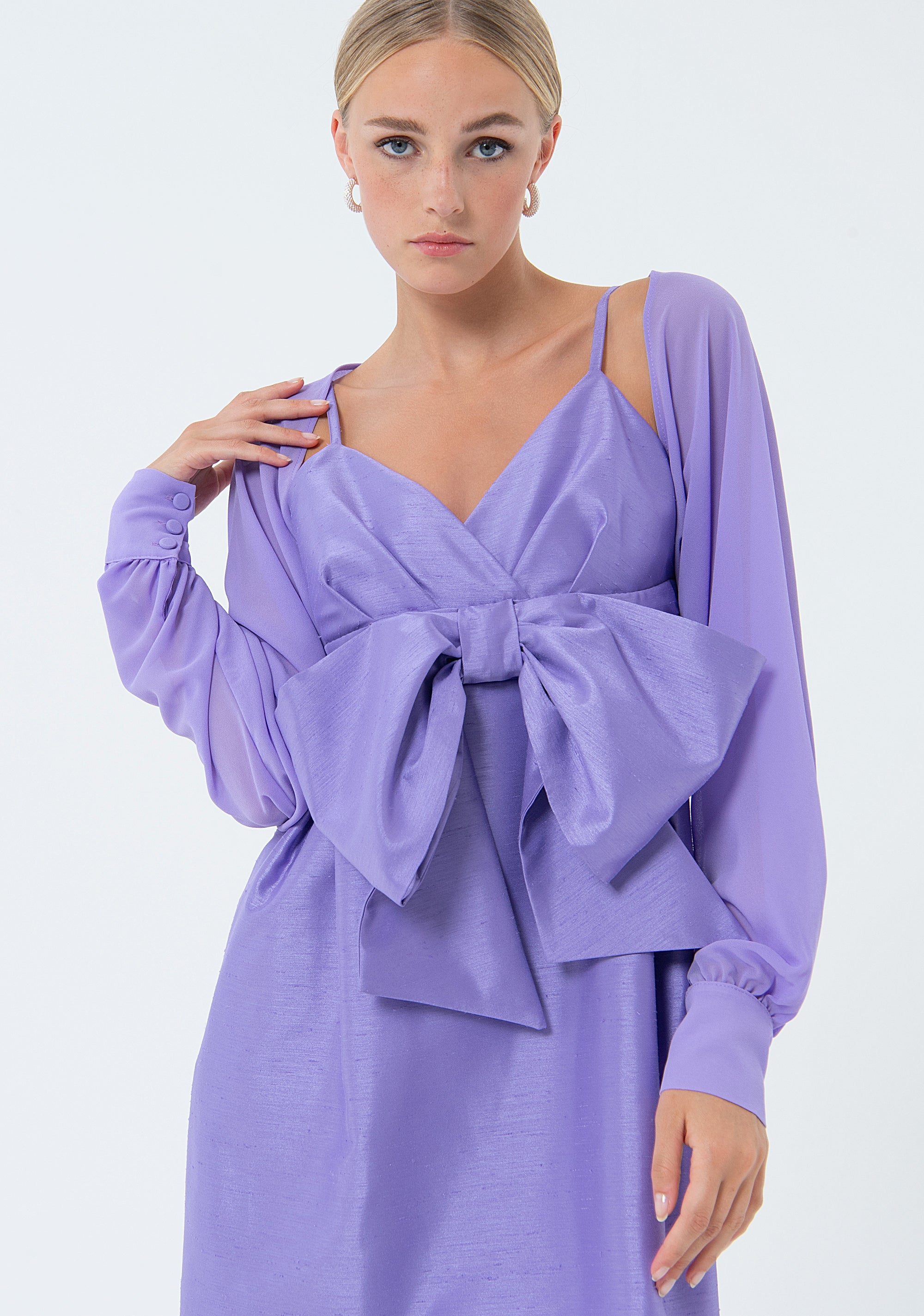 Bolero regular in georgette FQ24SJ1002W41201 Fracomina
