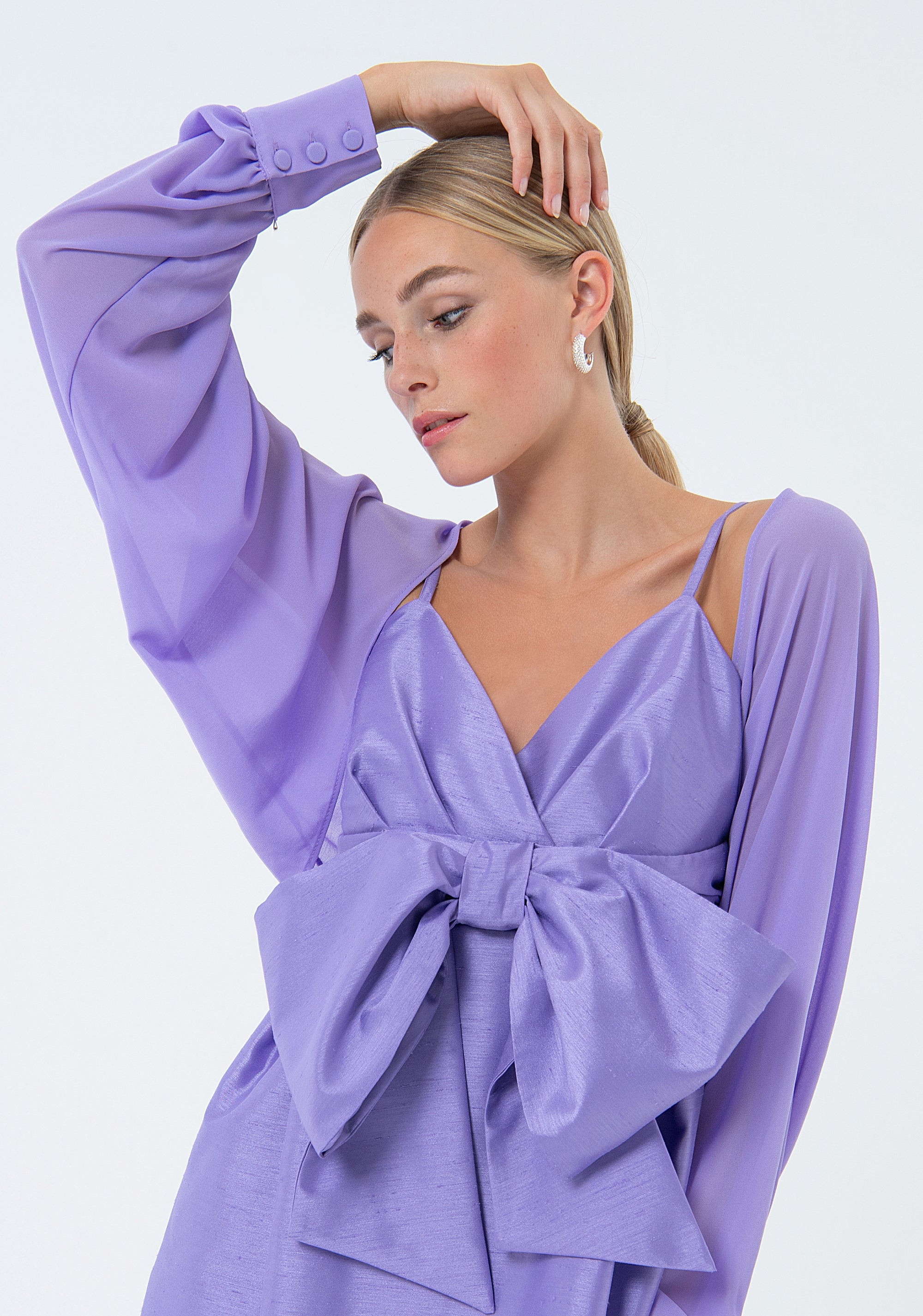 Bolero regular in georgette