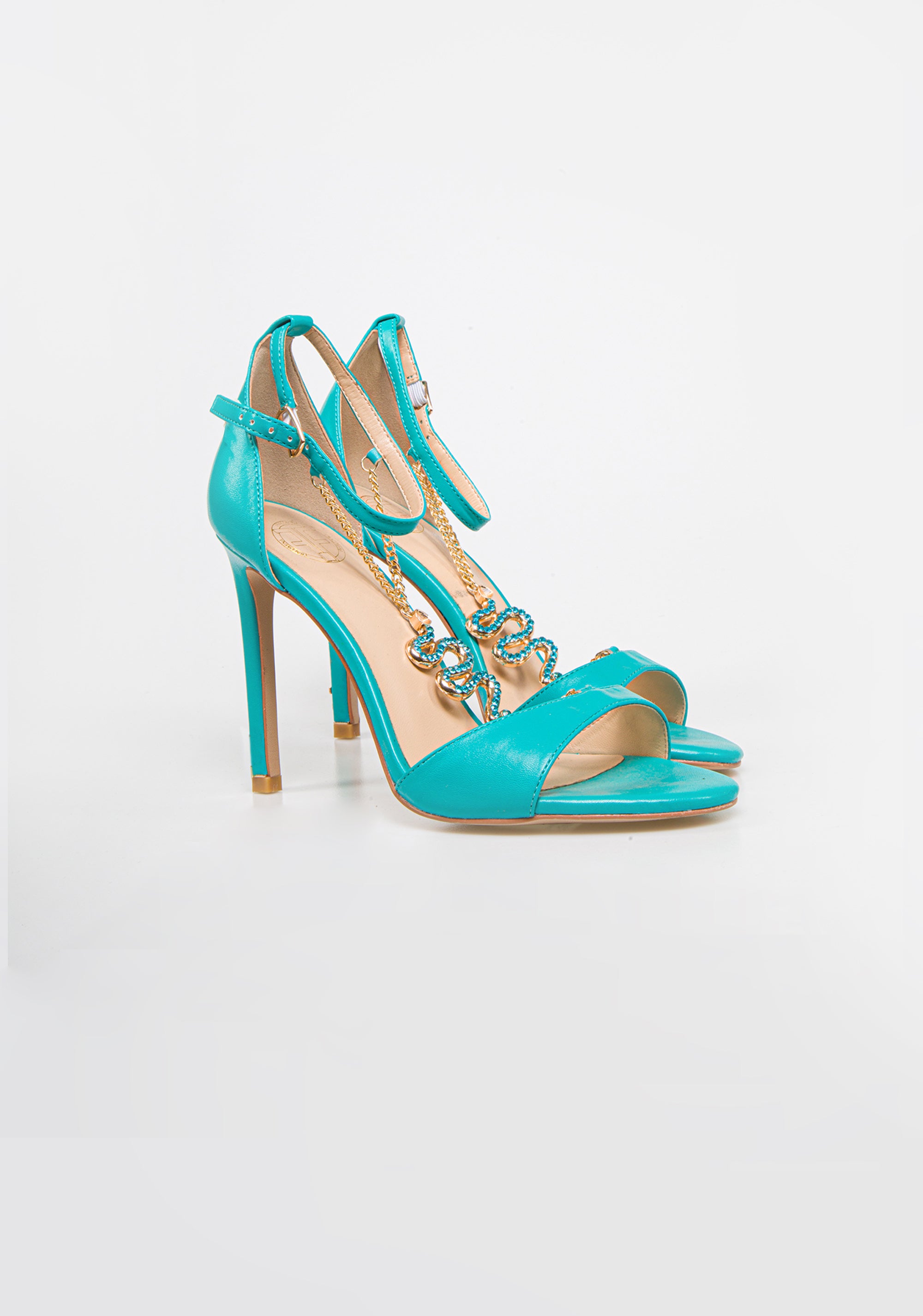 Sandali con tacco sottile