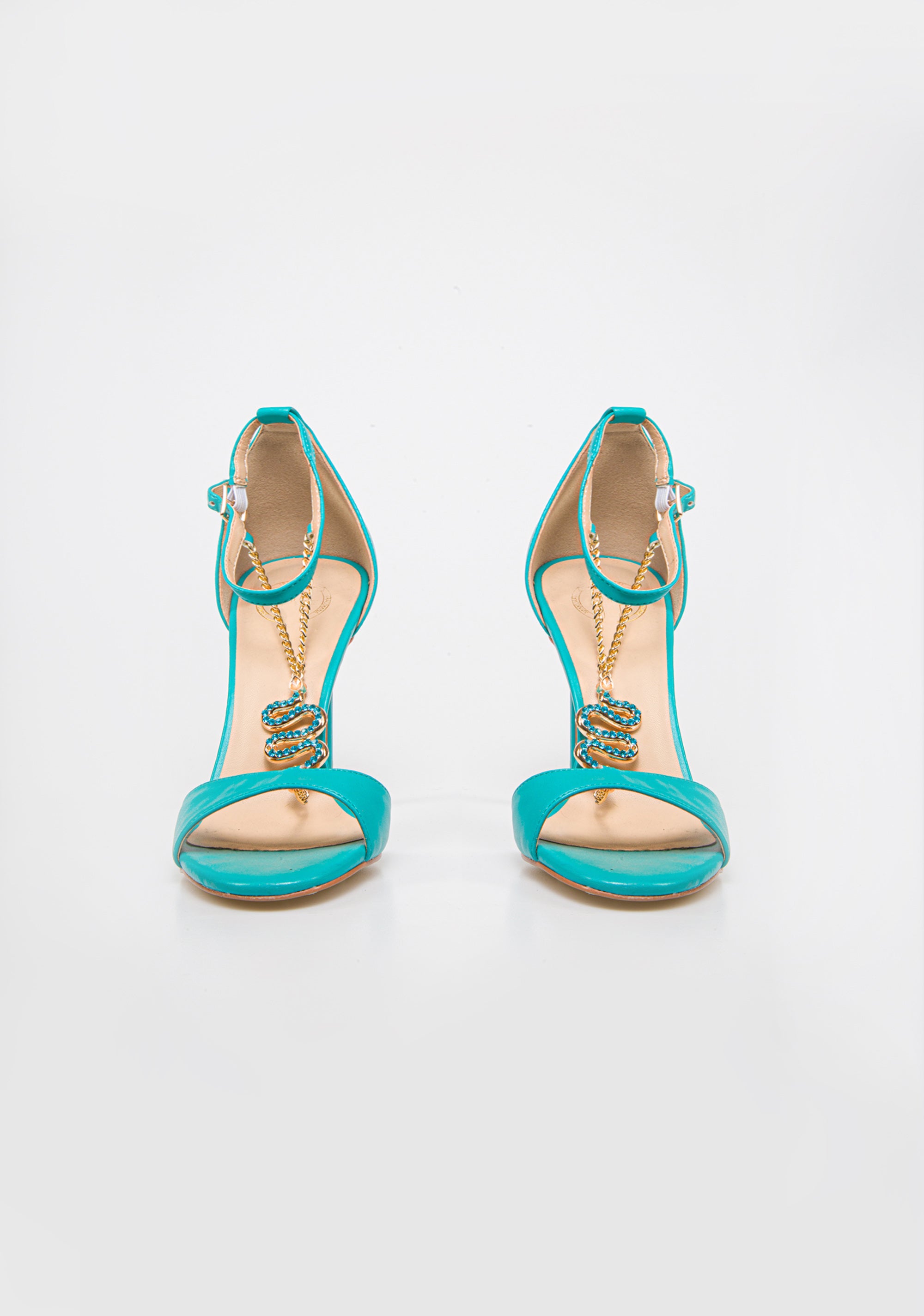 Sandali con tacco sottile