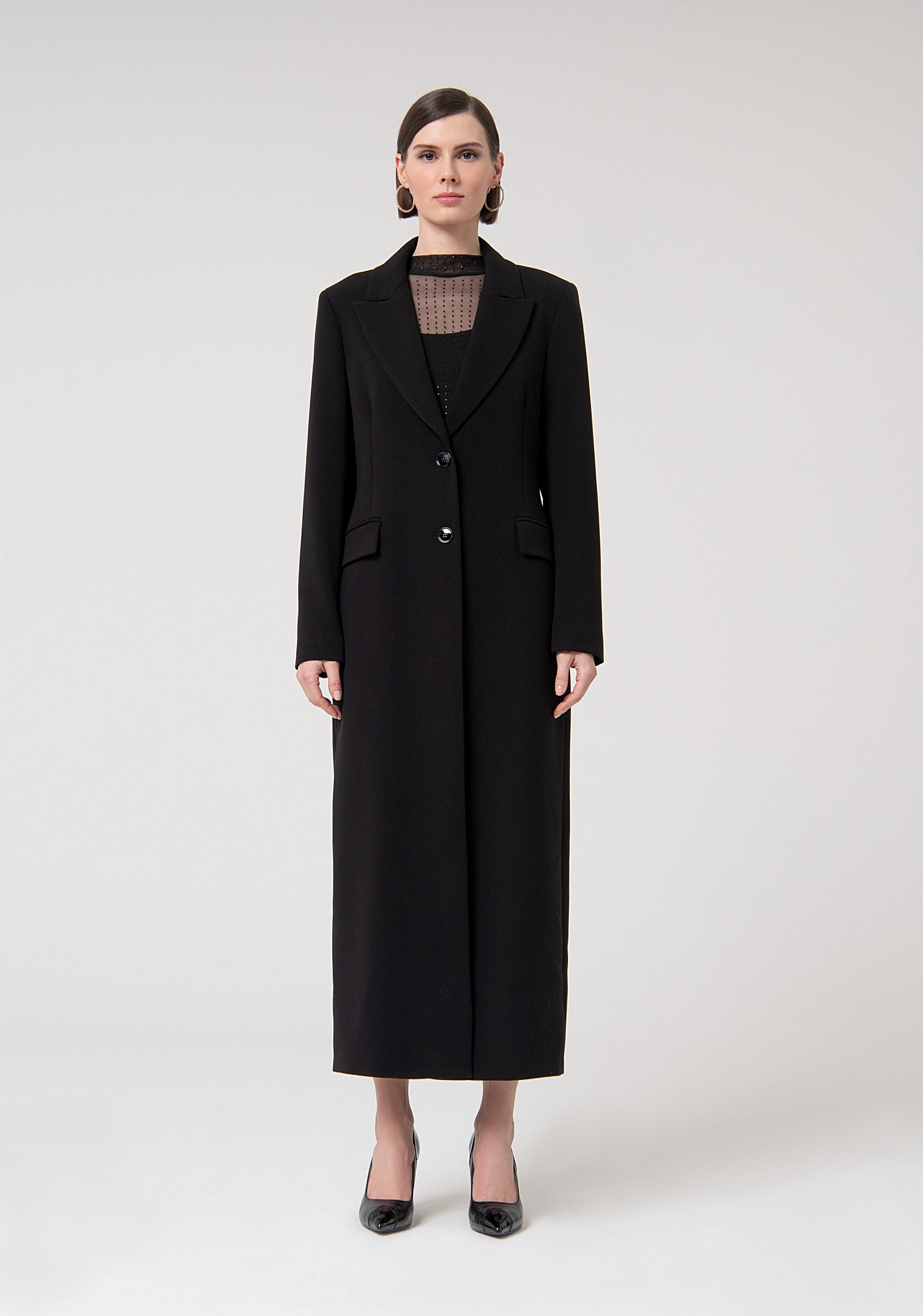 Cappotto regular lungo mono petto FQ24WC1003W74801 FRACOMINA