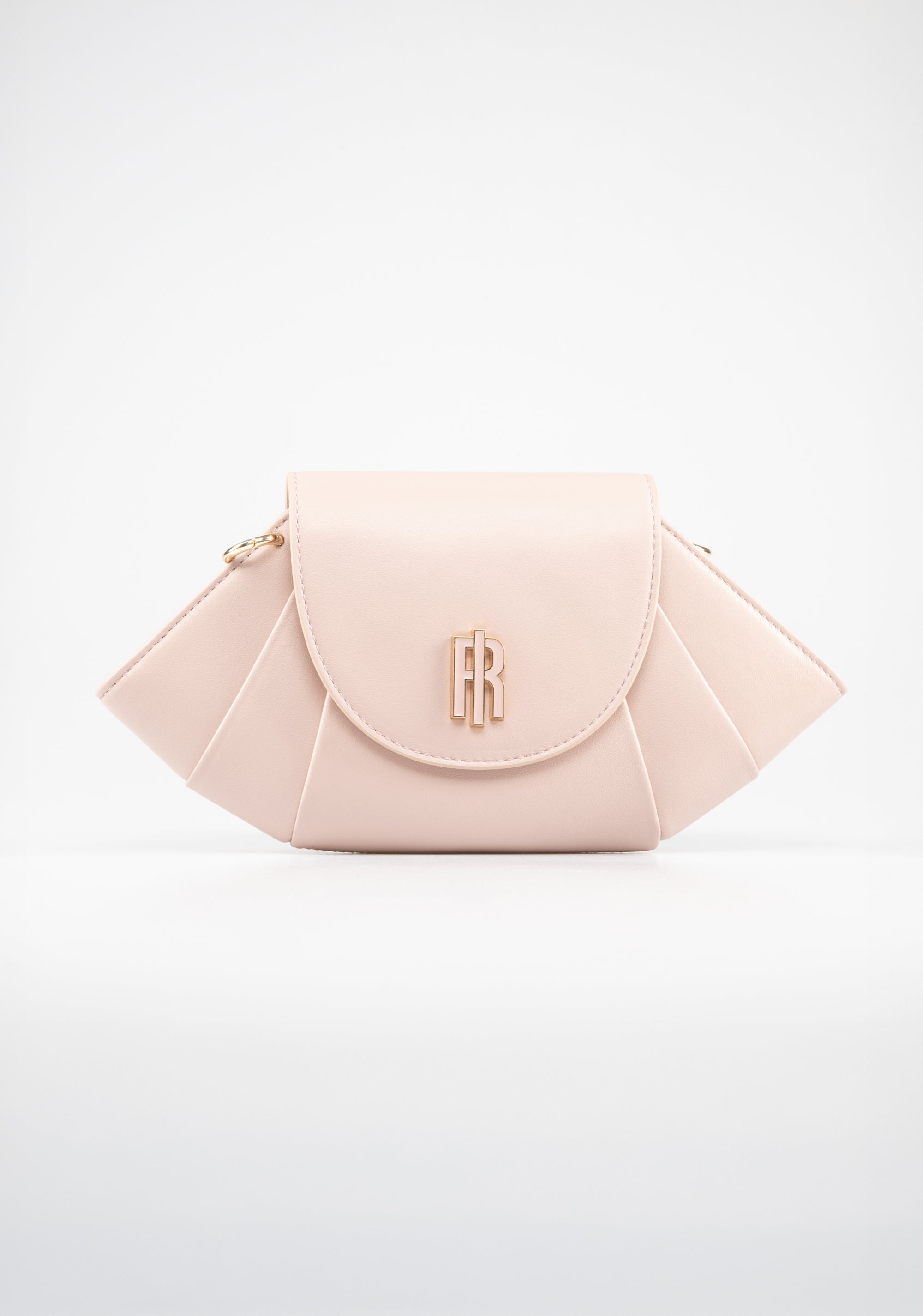 Borsa clutch a ventaglio