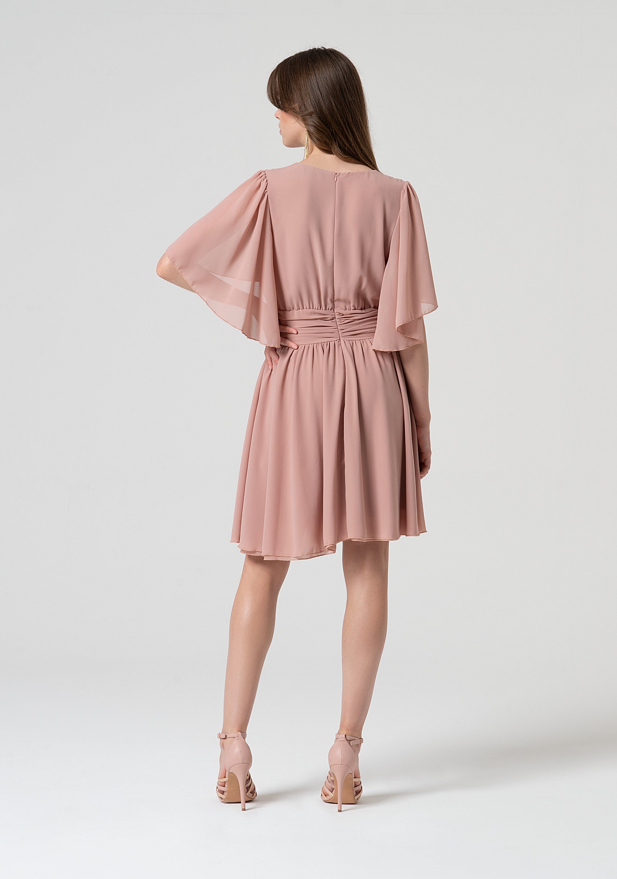 Abito regular mini in georgette FQ25SD1009W41201-238 Fracomina