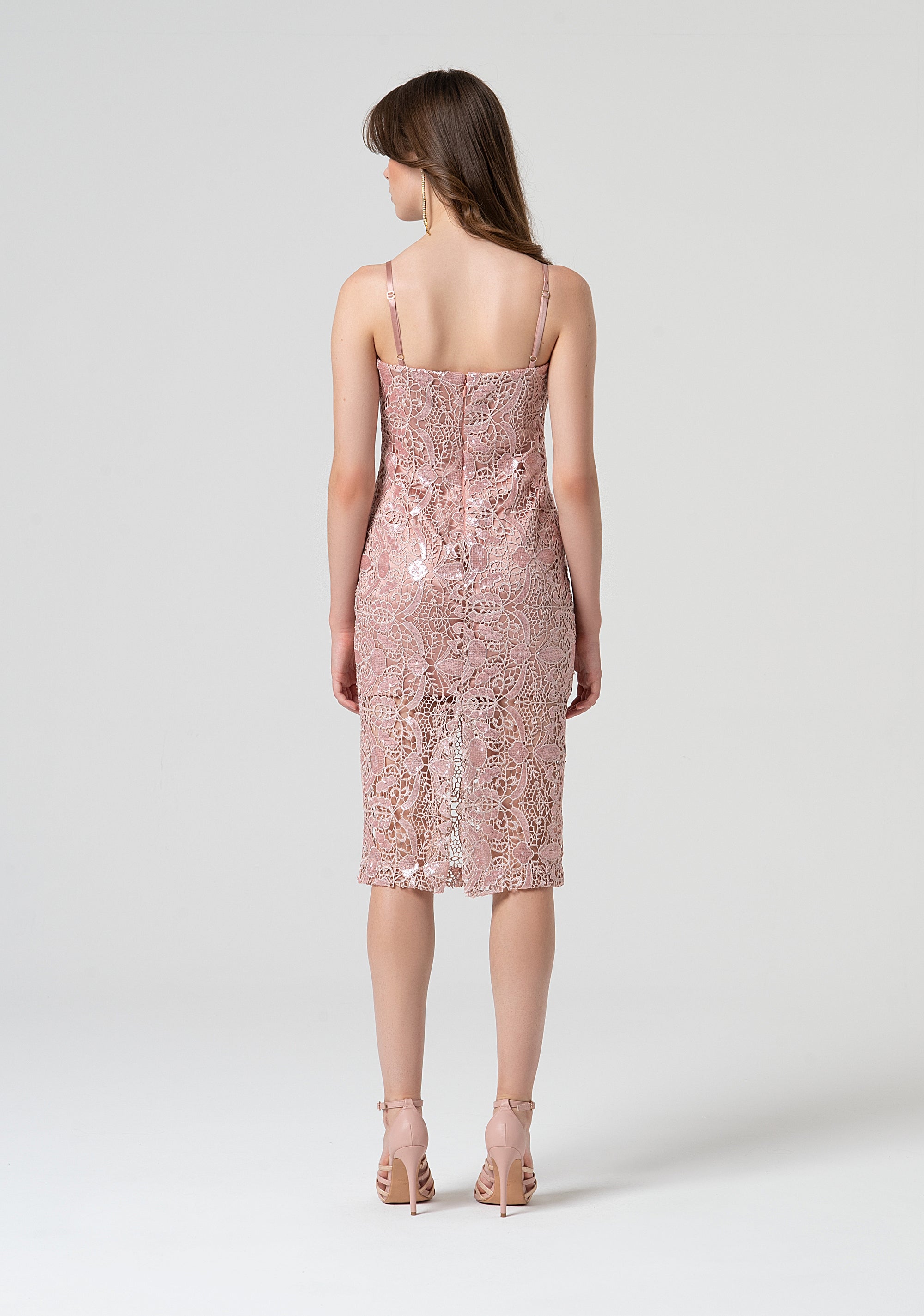 Abito senza maniche slim in pizzo FQ25SD2008W708N6-238 Fracomina