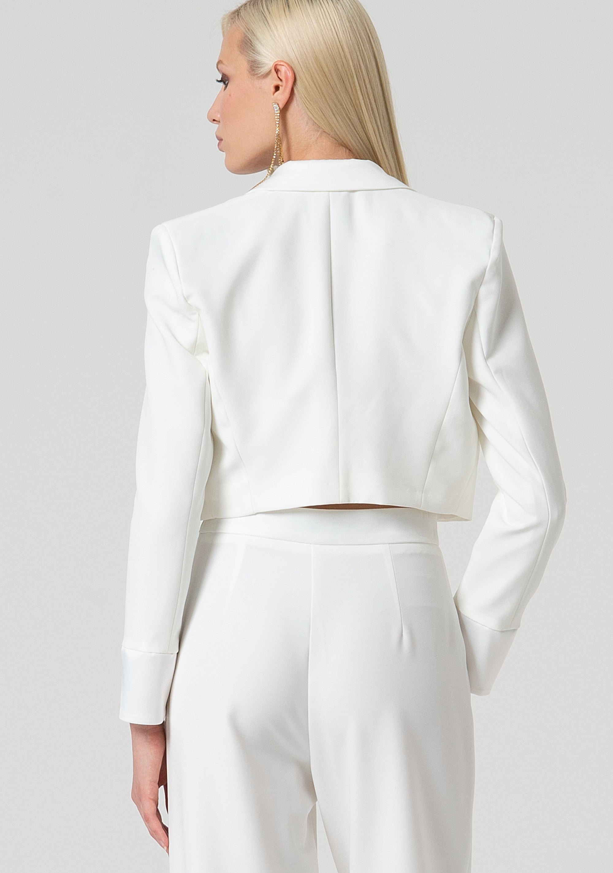 Blazer cropped aperto FQ25SJ1001W75401-278 Fracomina