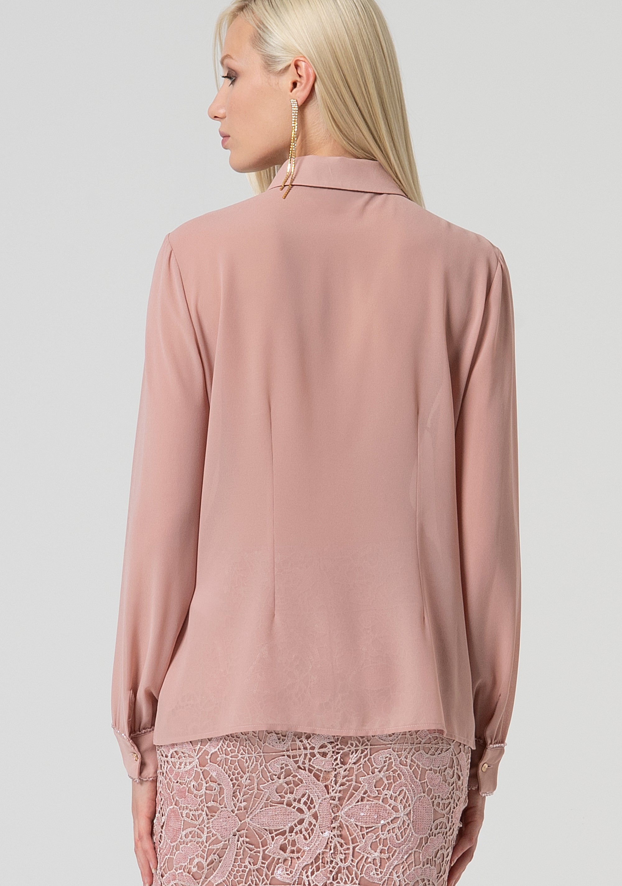 Camicia regular in georgette FQ25ST6002W41201-238 Fracomina