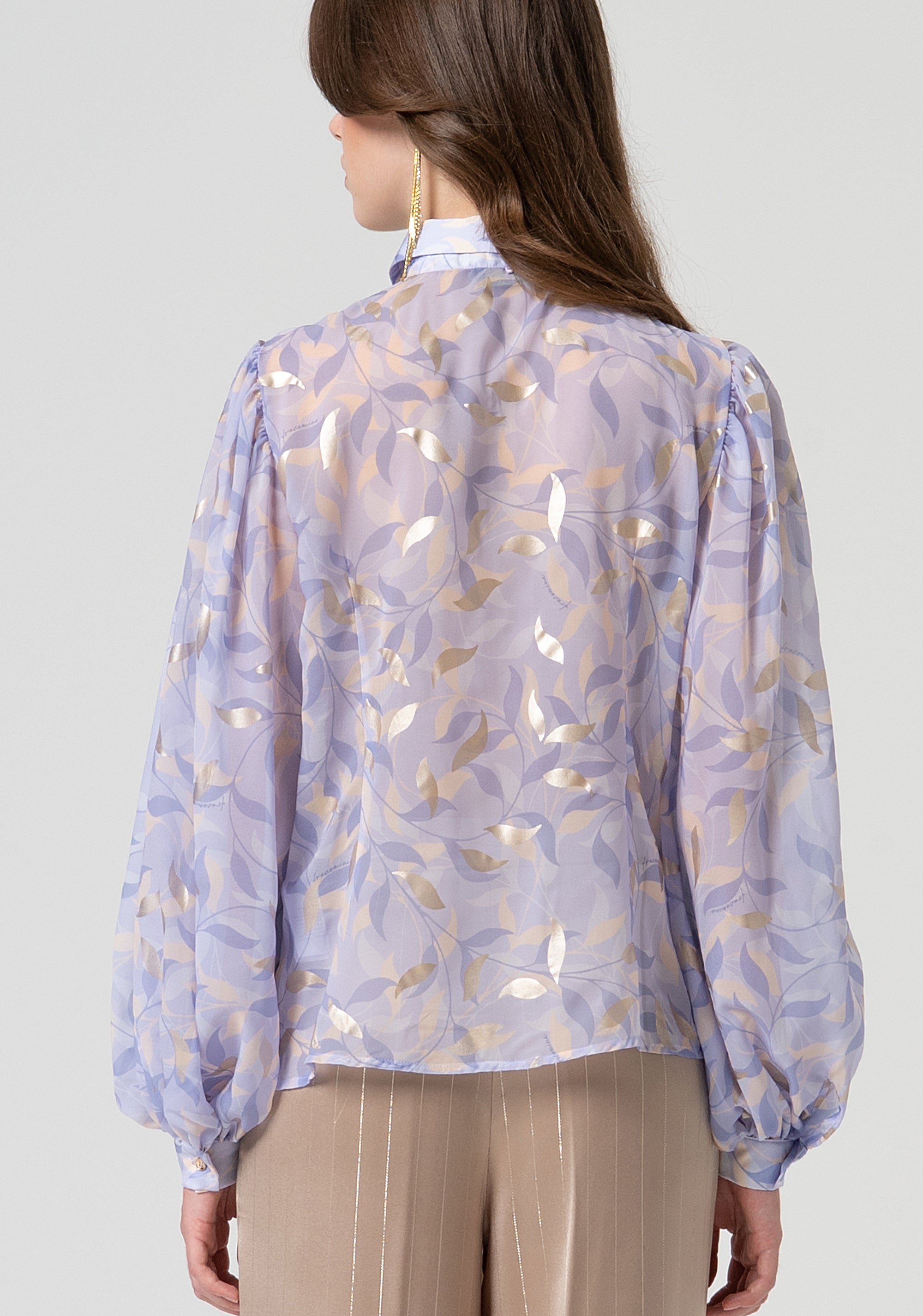 Camicia regular in fantasia FQ25ST6003W412R8-510 Fracomina