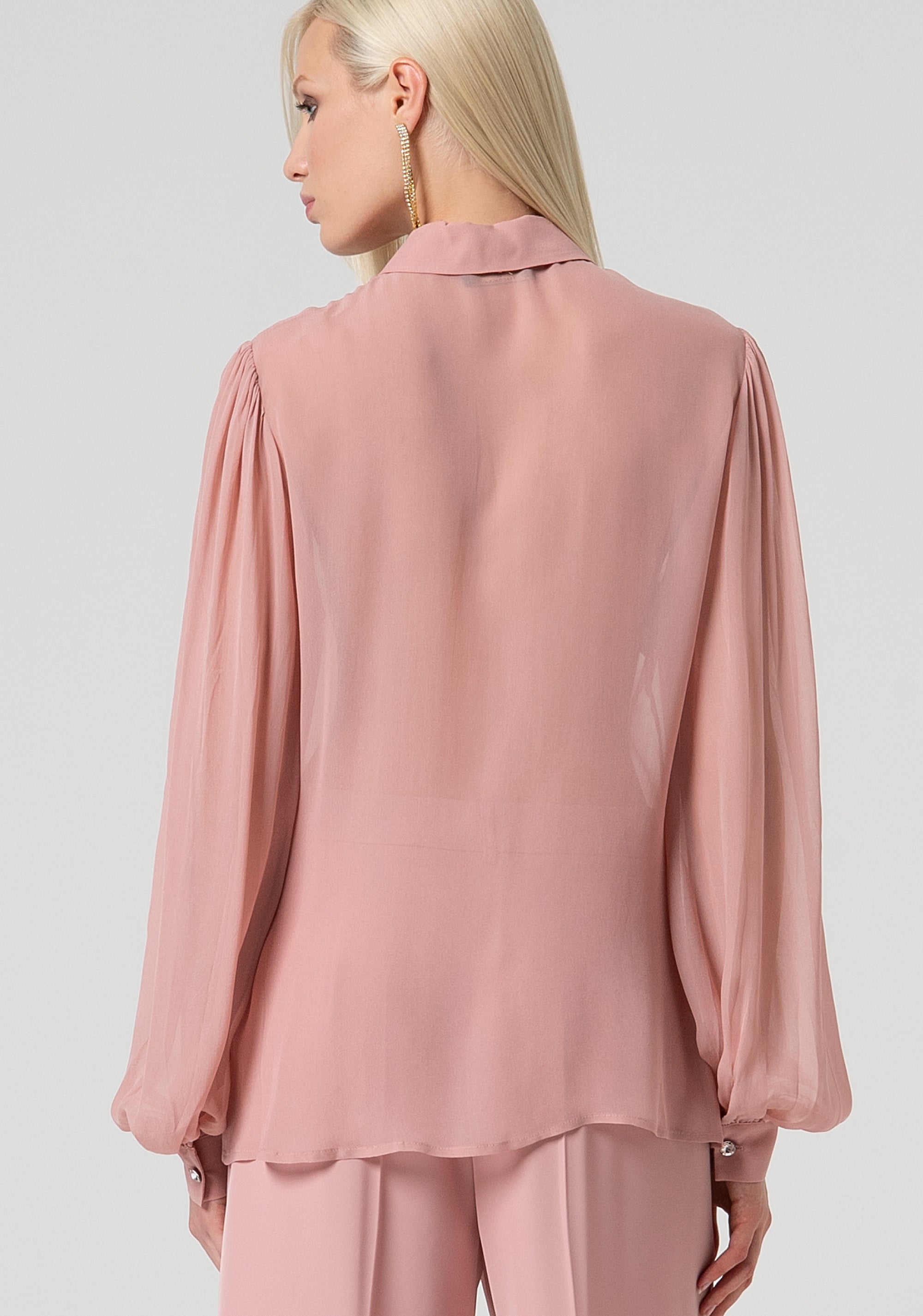 Camicia regular in tessuto trasparente FQ25ST6004W79401-238 Fracomina