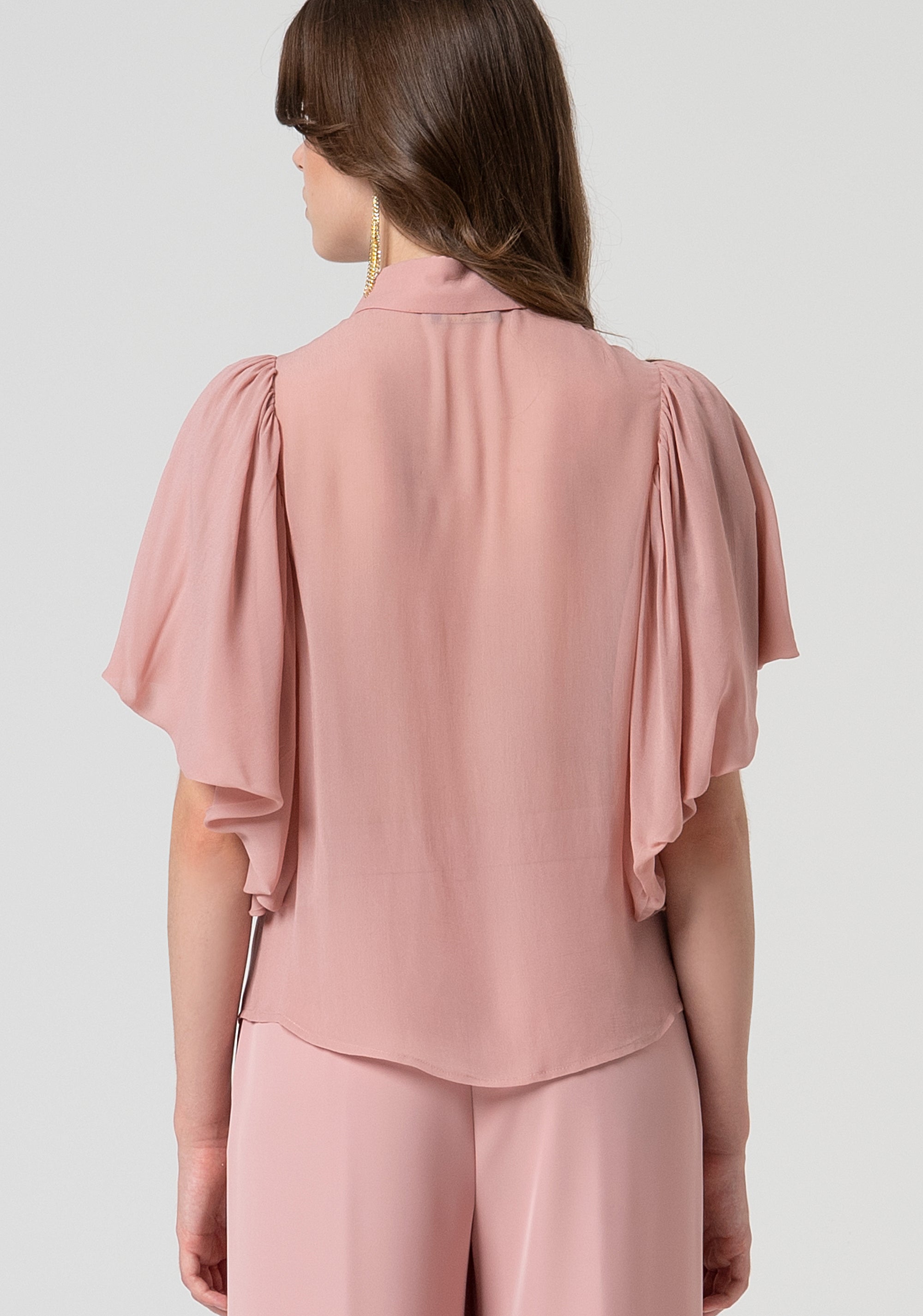 Camicia regular in tessuto trasparente FQ25ST6005W79401-238 Fracomina