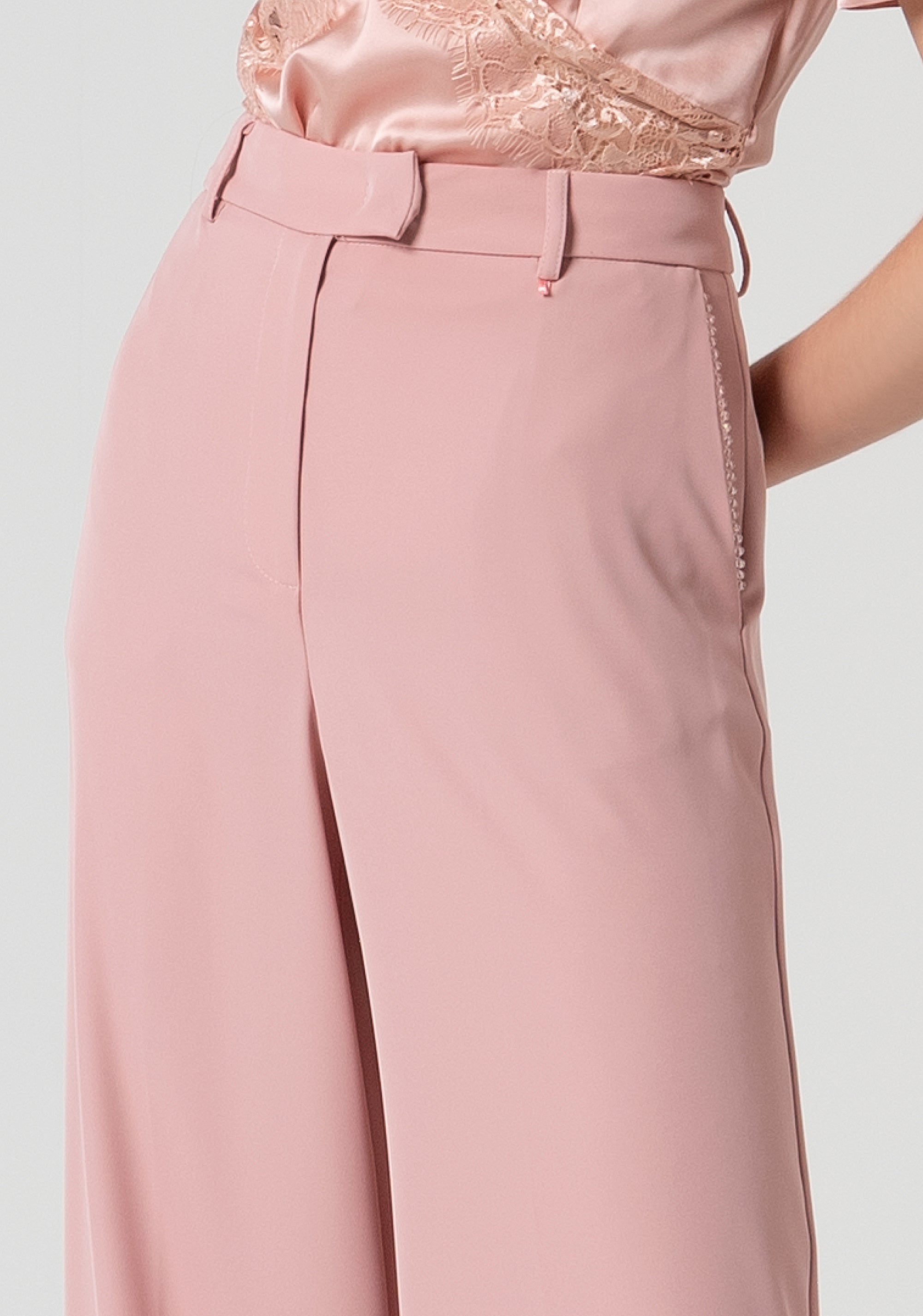 Pantalone a palazzo con vita alta FQ25SV3005W47601-238 Fracomina