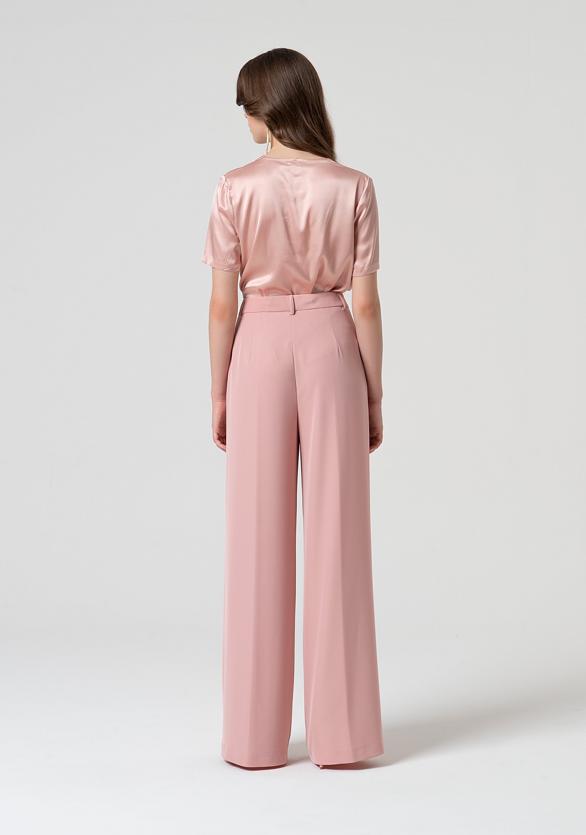 Pantalone a palazzo con vita alta FQ25SV3005W47601-238 Fracomina