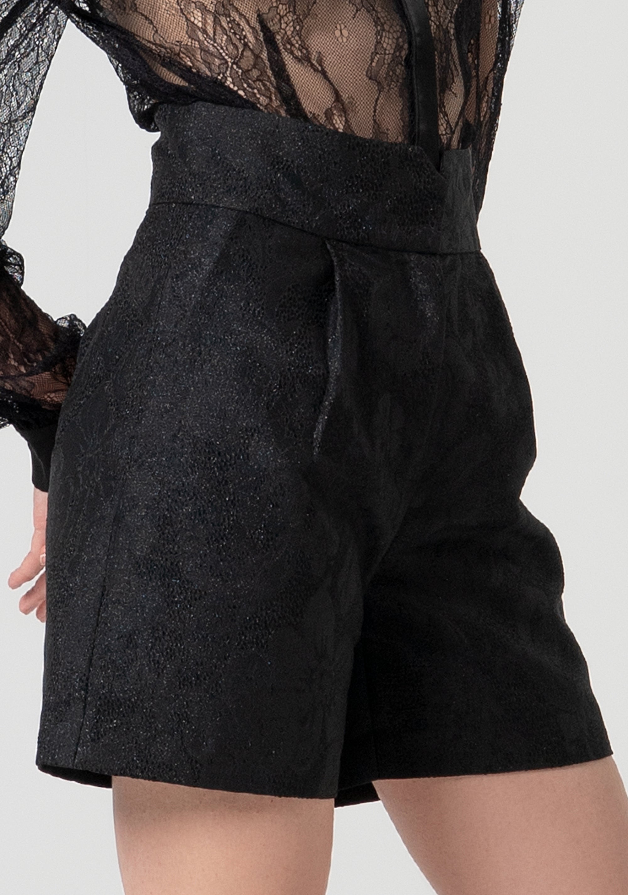 Pantaloncino regular in tessuto glitterato FQ25SV6001W79301-053 Fracomina