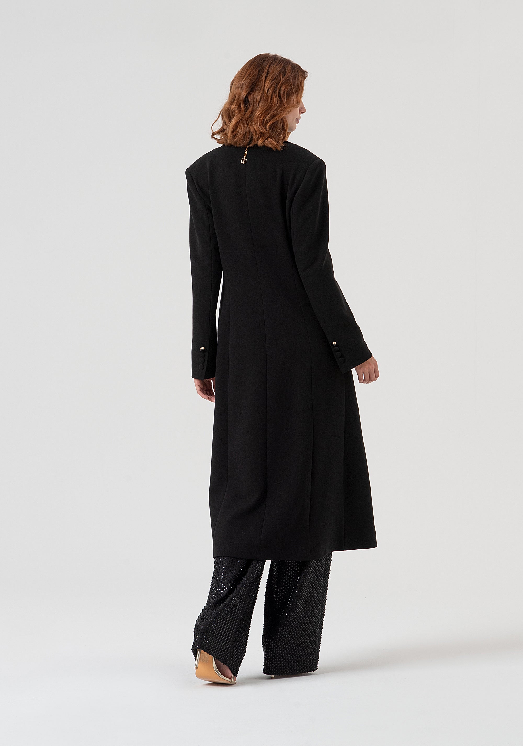 Cappotto regular lungo monopetto FQ25WC1002W48701-053 Fracomina