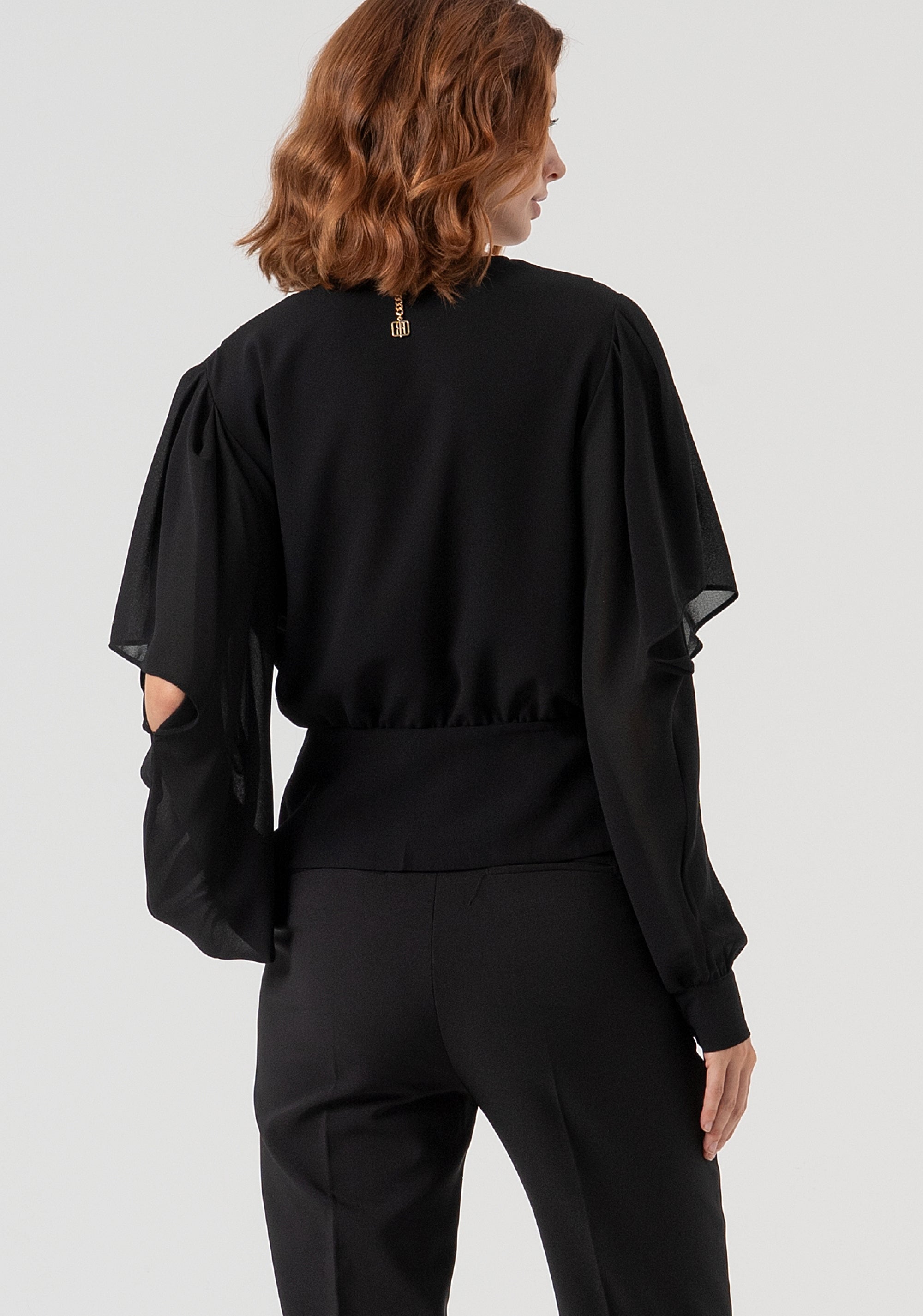 Blusa regular in georgette FQ25WT1005W41201-053 Fracomina