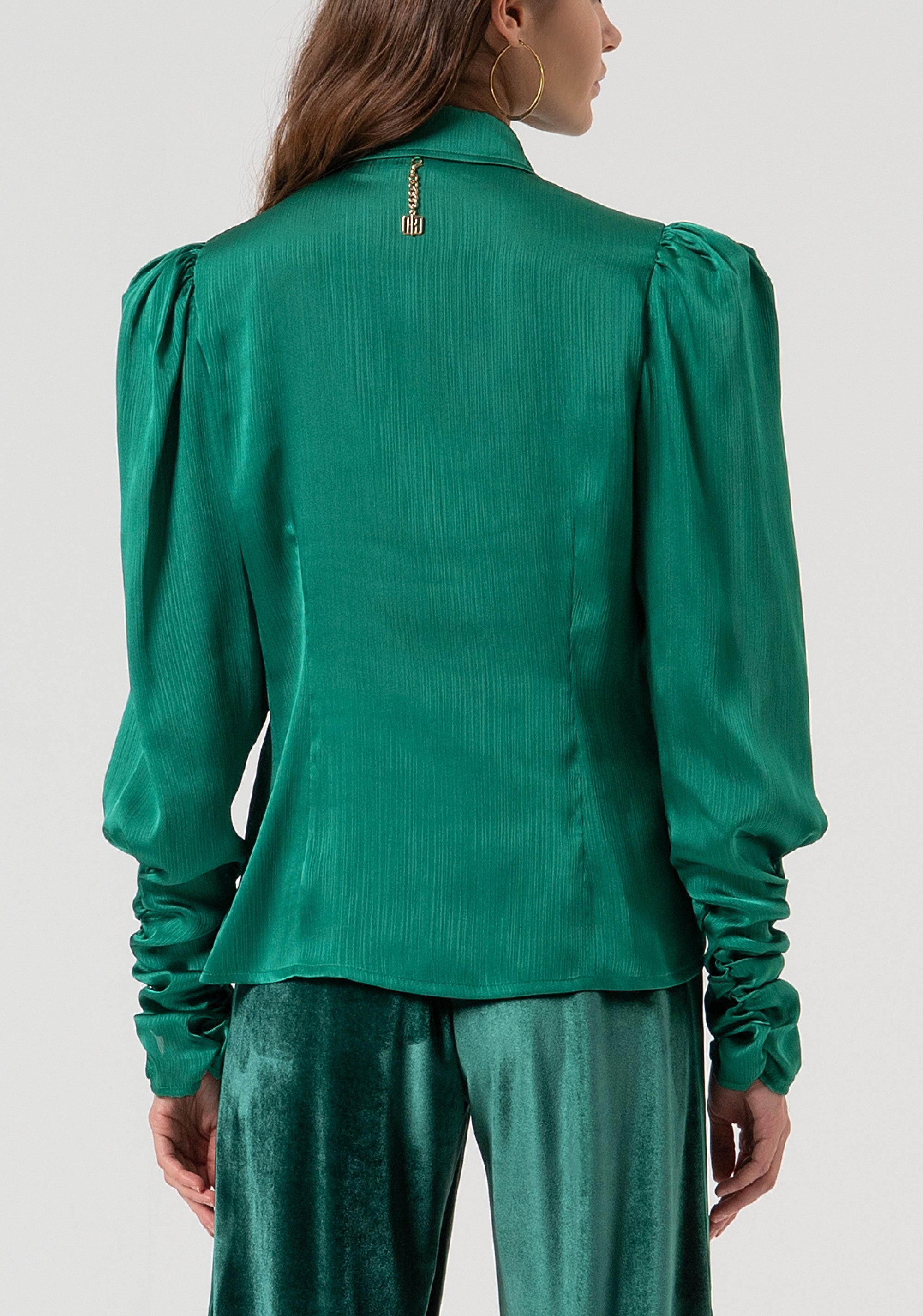 Camicia regular in raso FQ25WT6004W41101-T70 Fracomina