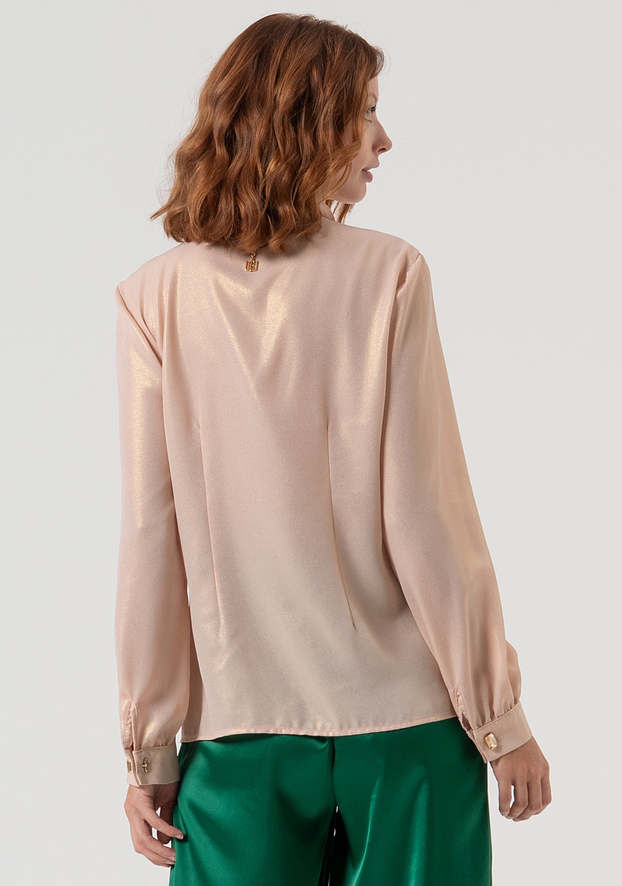 Camicia regular in georgette effetto metallizzato FQ25WT6006W412L9-H06 Fracomina
