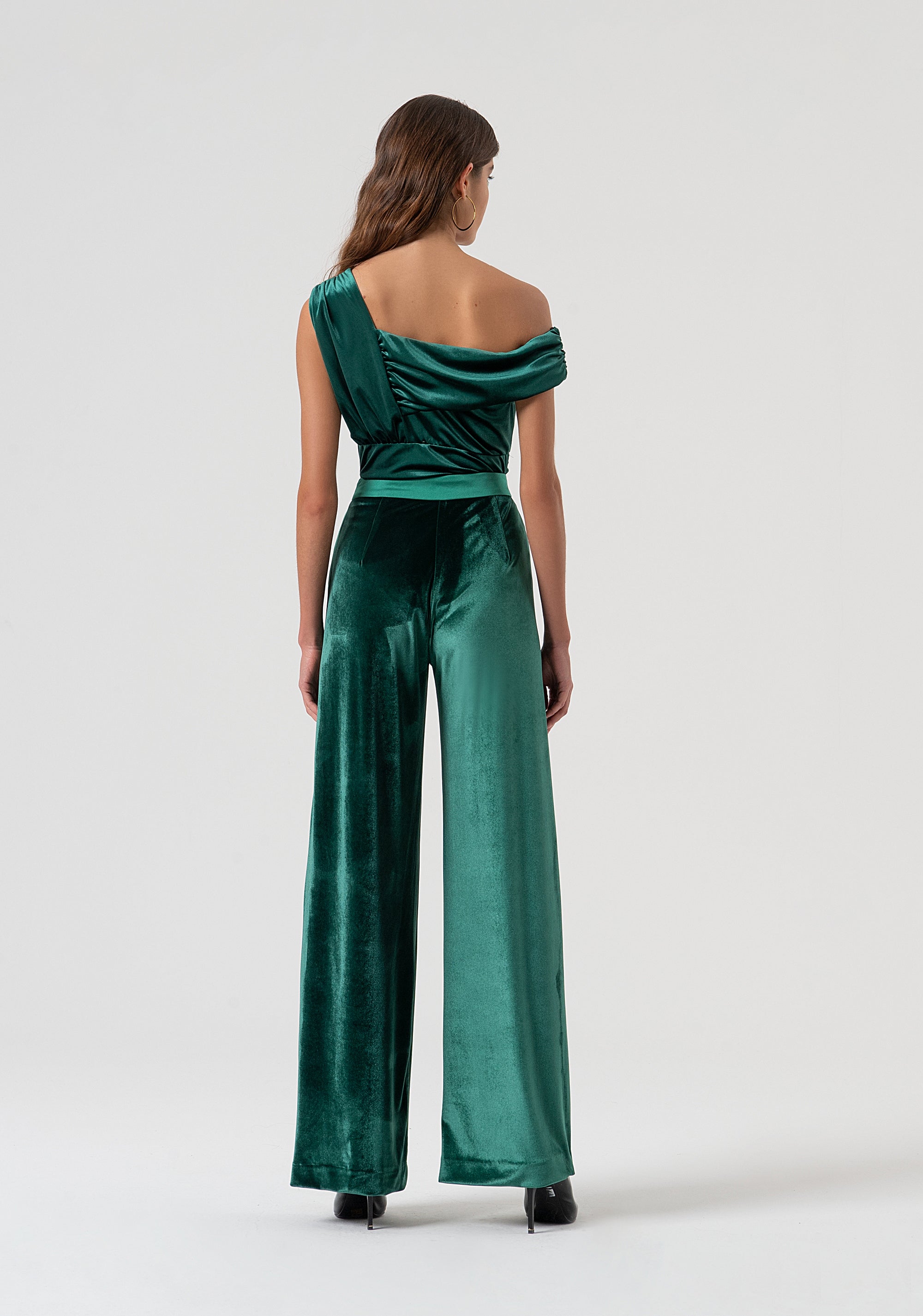 Pantalone a palazzo in velluto FQ25WV3002W59601-T70 Fracomina