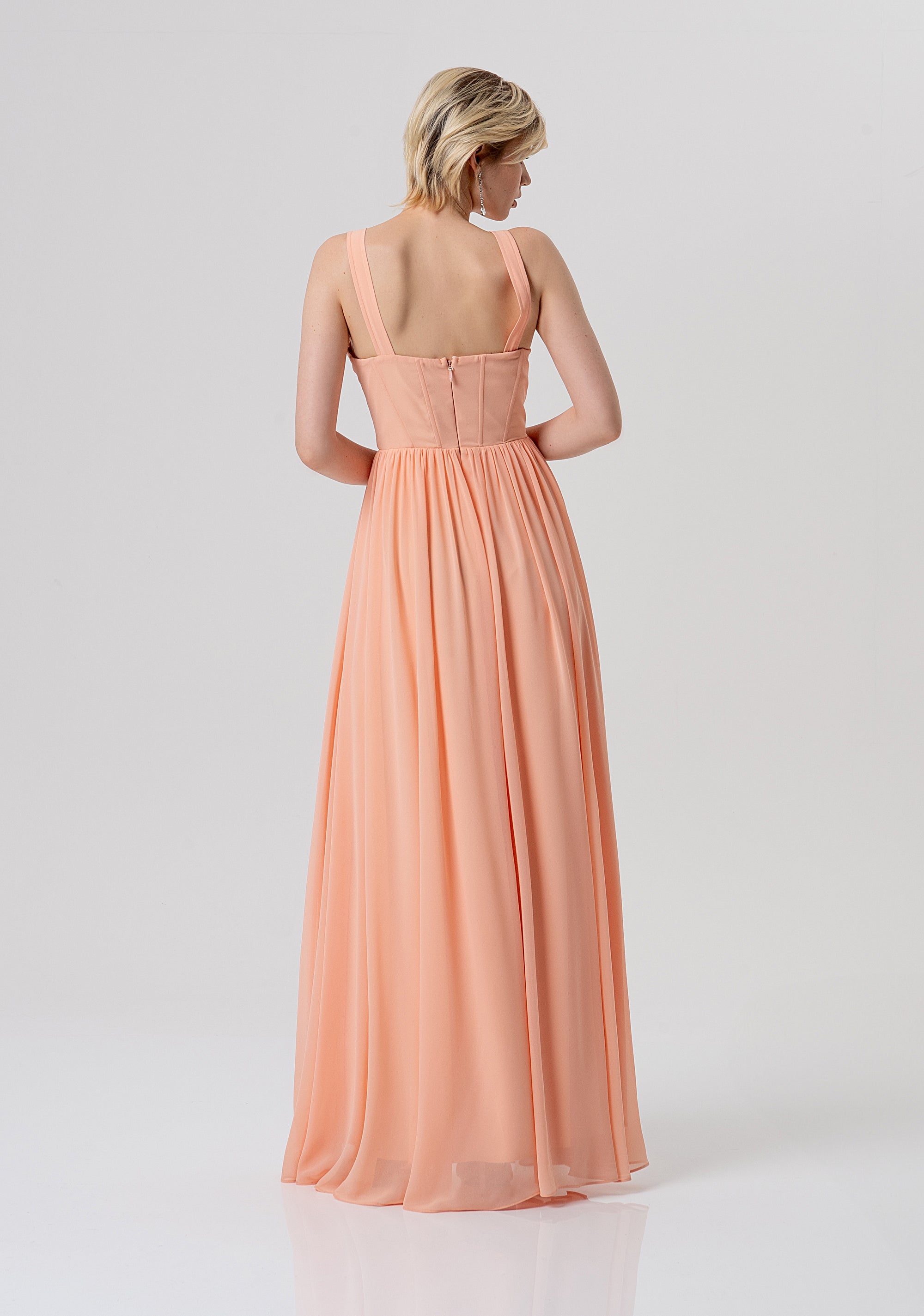 Abito senza maniche lungo