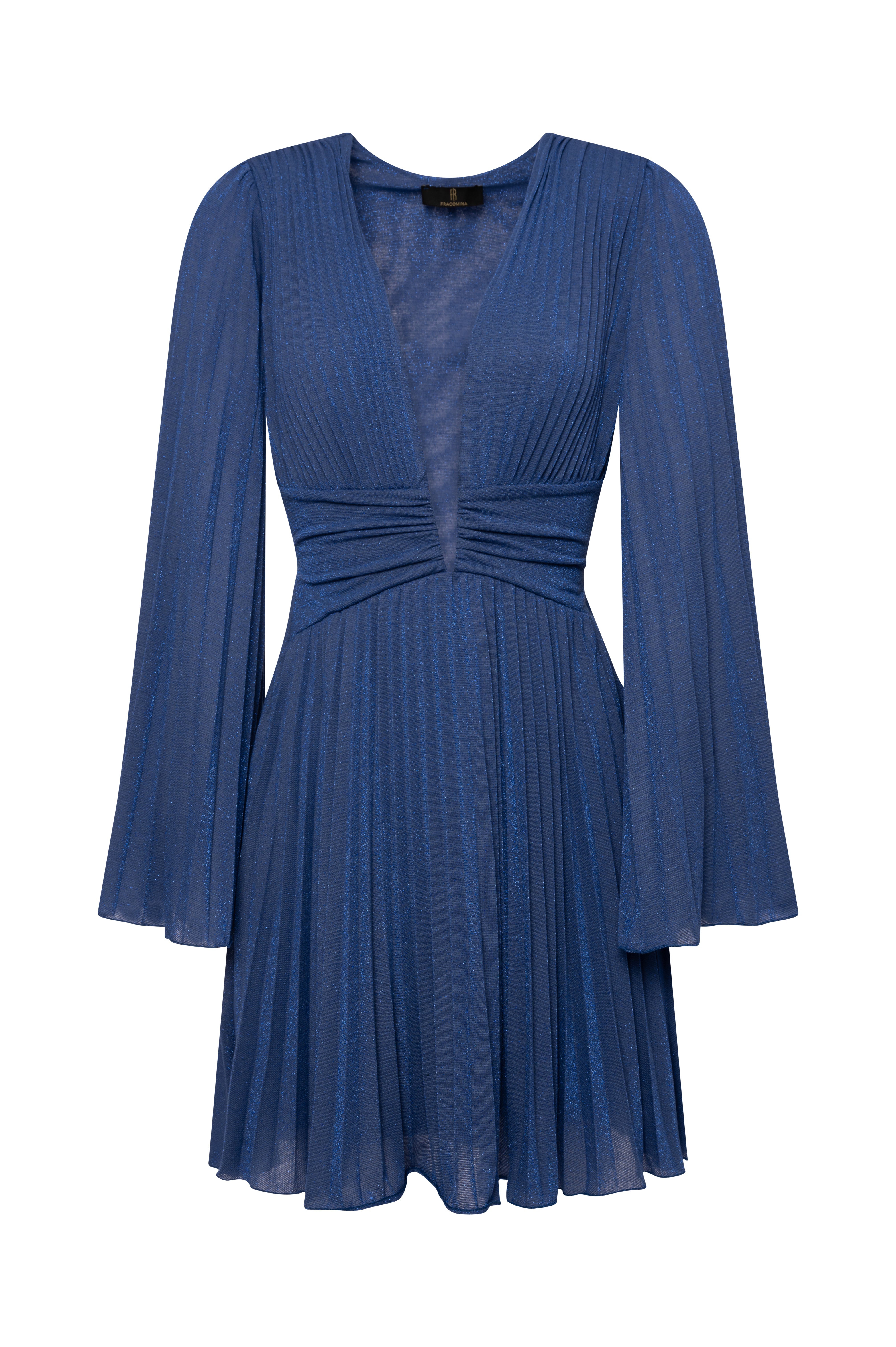 Abito regular mini con lurex FRACOMINA — immagine 4 di 5