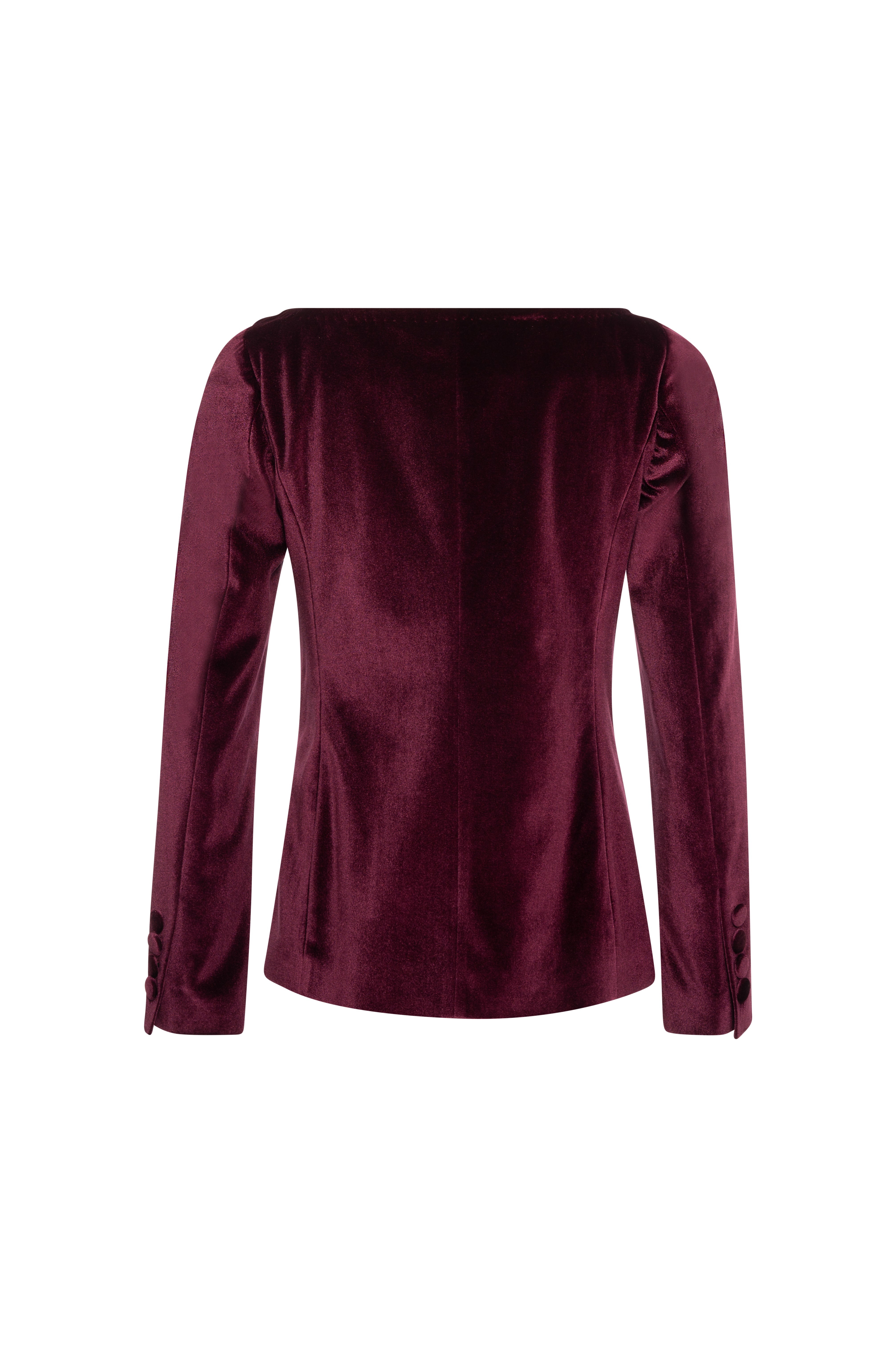 Giacca slim in velluto FRACOMINA — immagine 2 di 2