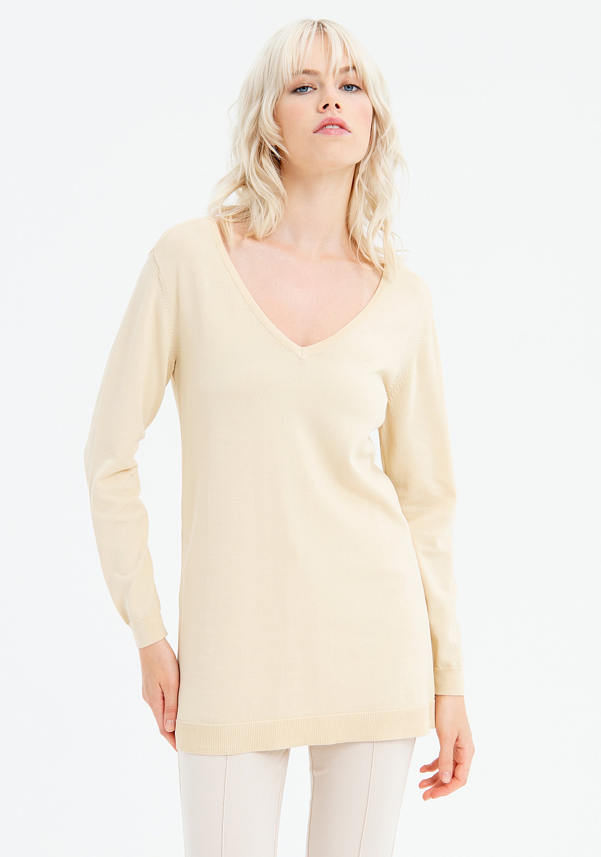 Maglia ampia lunga FR23ST7001K41701 FRACOMINA