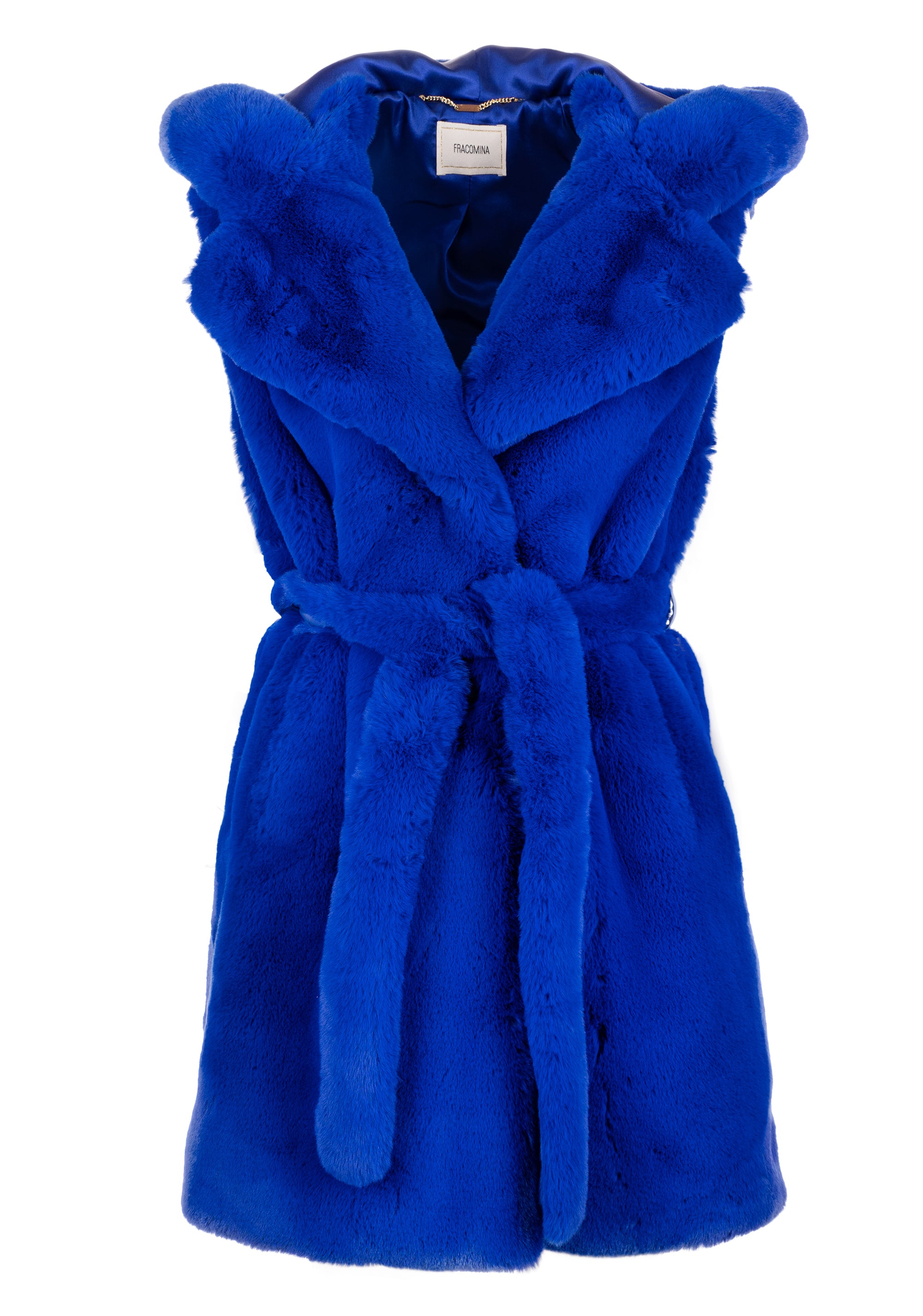Gilet regular in eco pelliccia FR23WC4004O44501 Fracomina