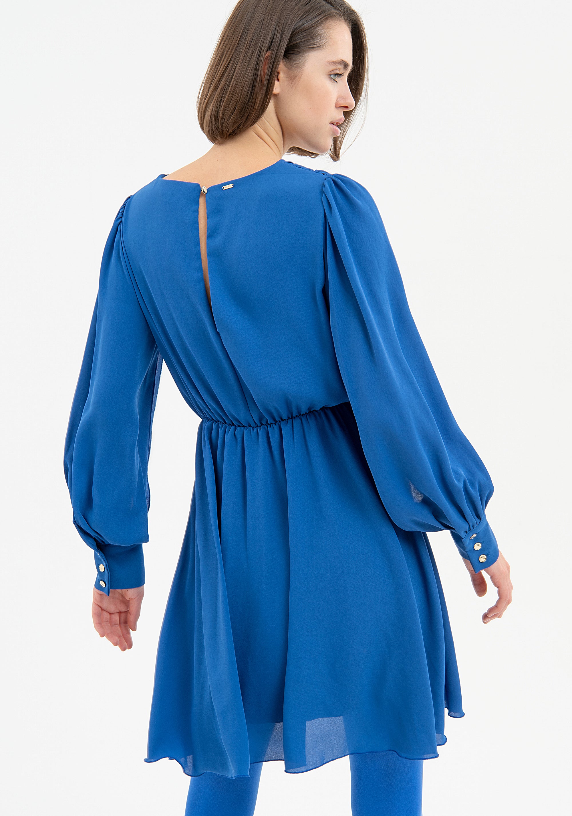 Abito regular mini in georgette FR23WD1032W41201 Fracomina