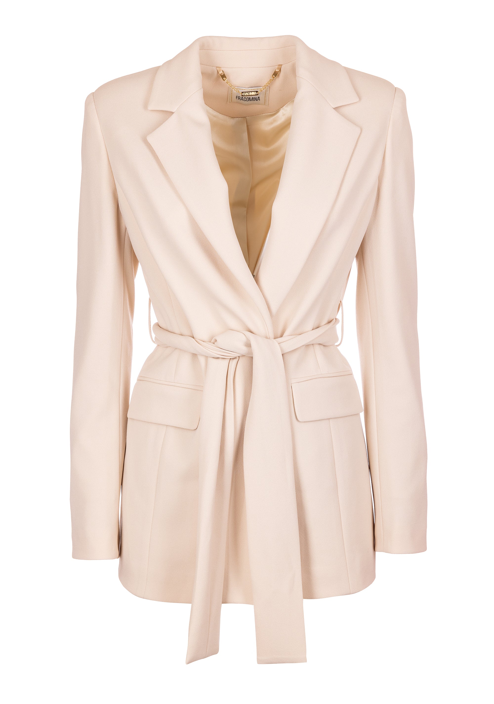 Blazer regular aperto con cintura in vita FR23WJ3005W64601 Fracomina