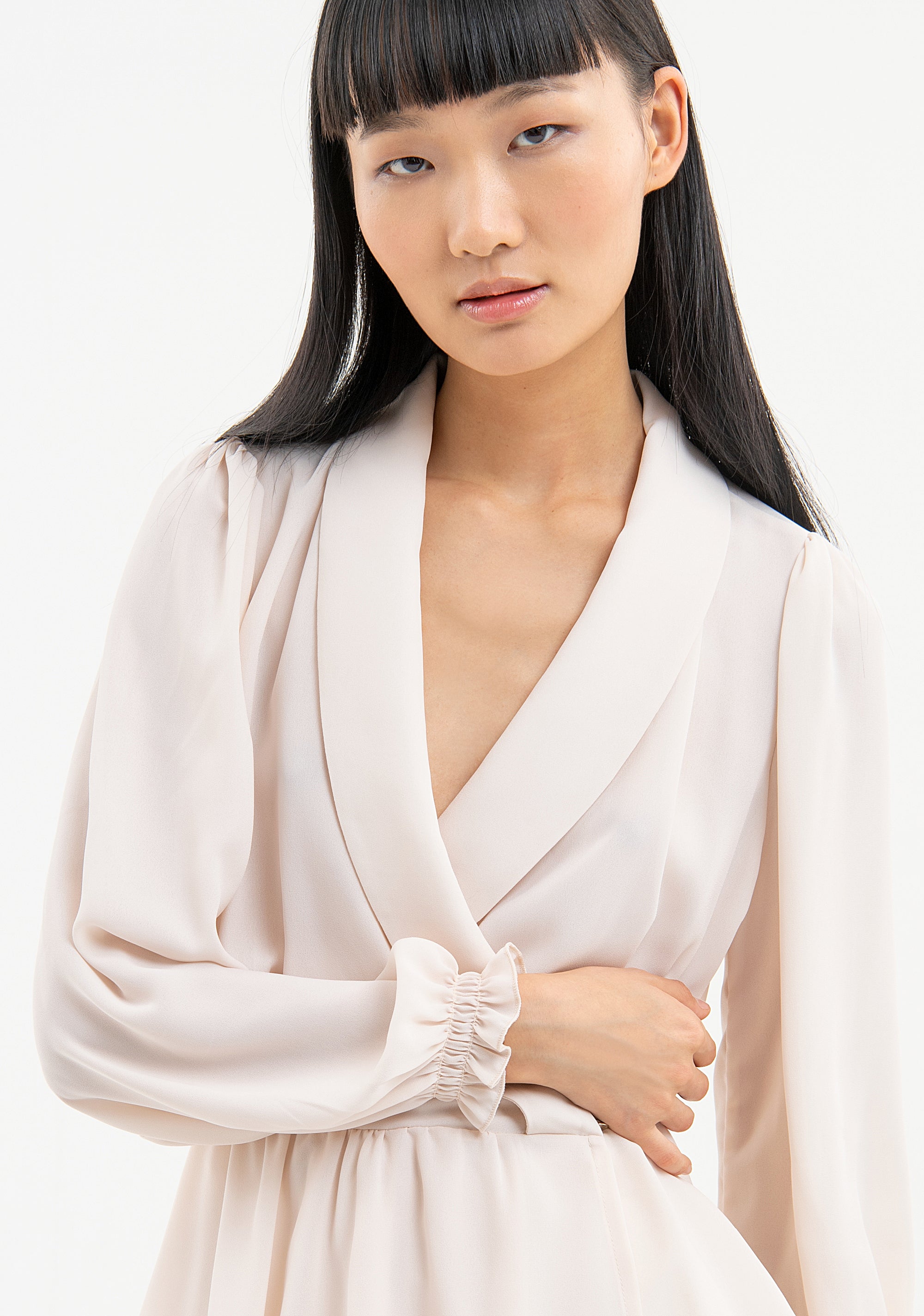 Blusa regular in crèpe FR23WT1029W41201 Fracomina
