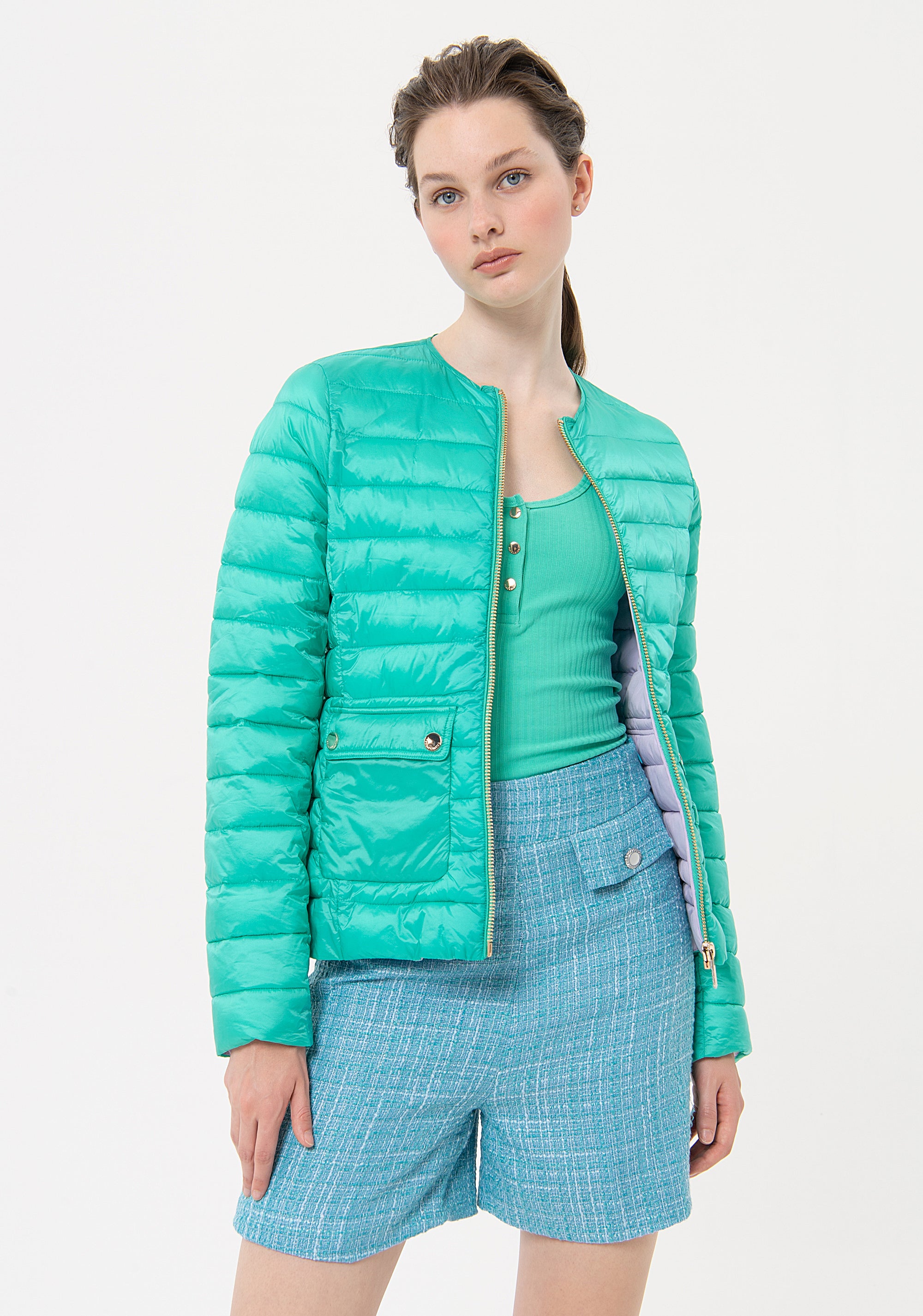 Piumino regular leggero FR24SC3001O42301-S03 Fracomina