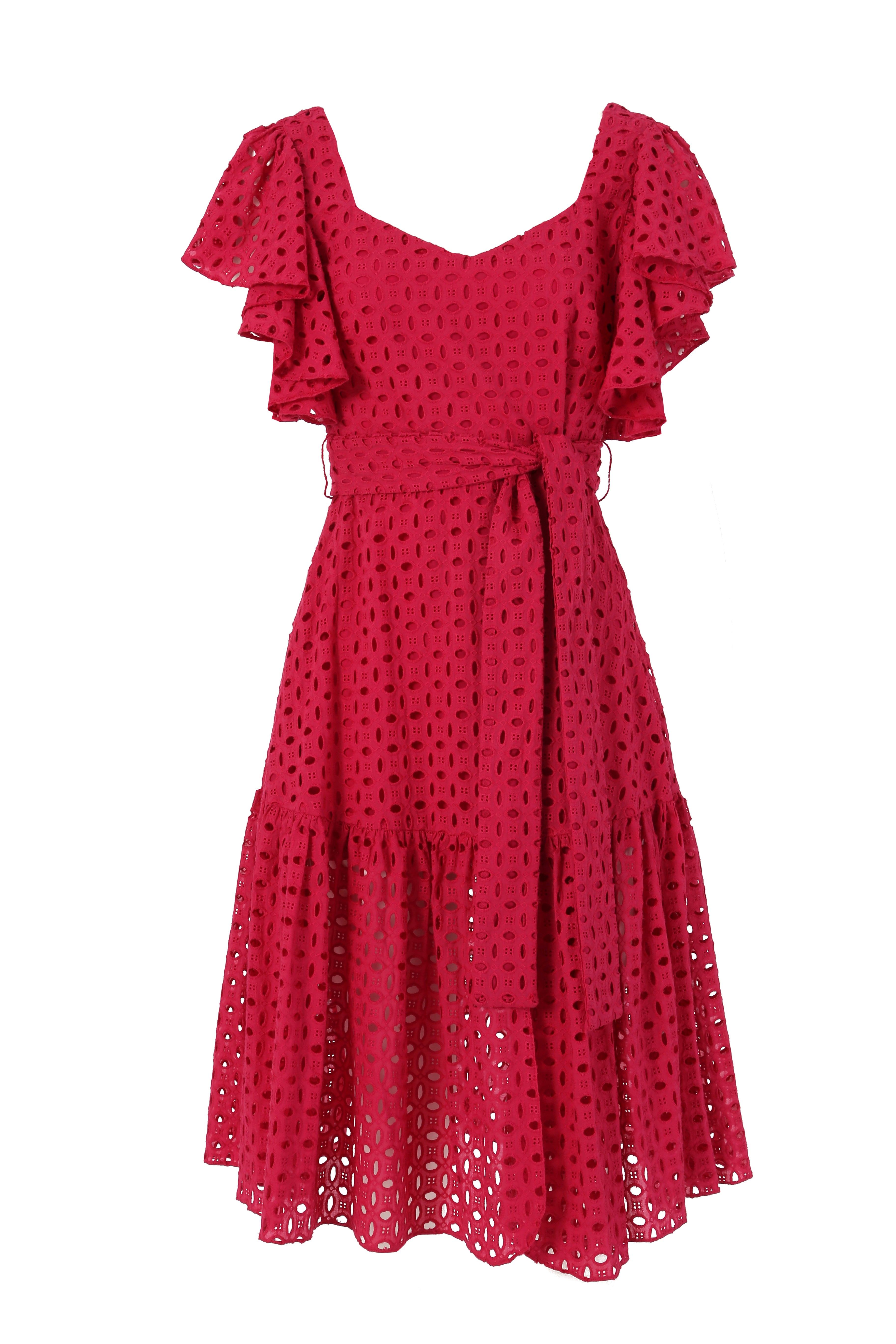 Abito regular midi in pizzo San Gallo FR24SD2024W40401 Fracomina