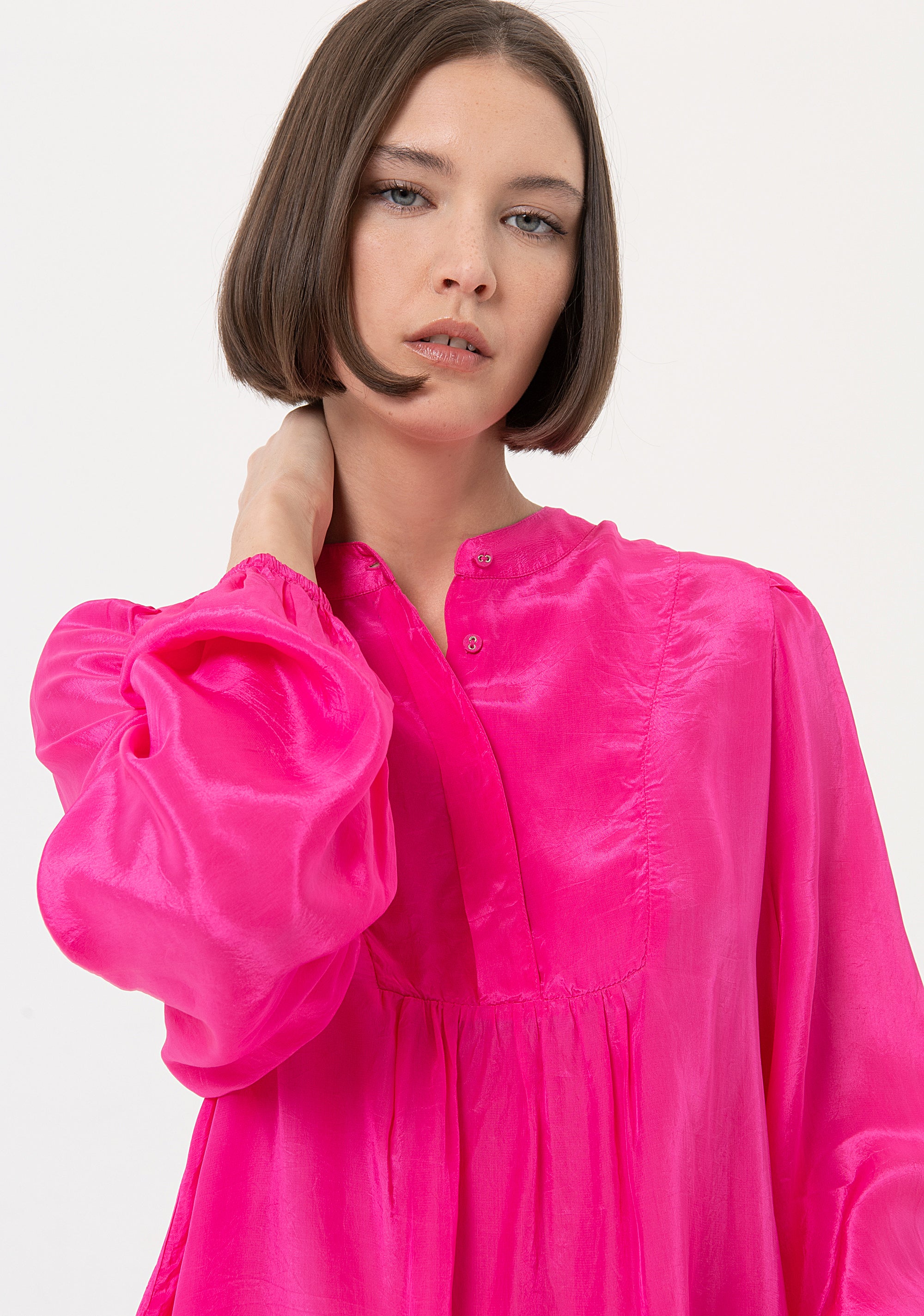 Blusa ampia in raso FR24ST1025W41301 Fracomina