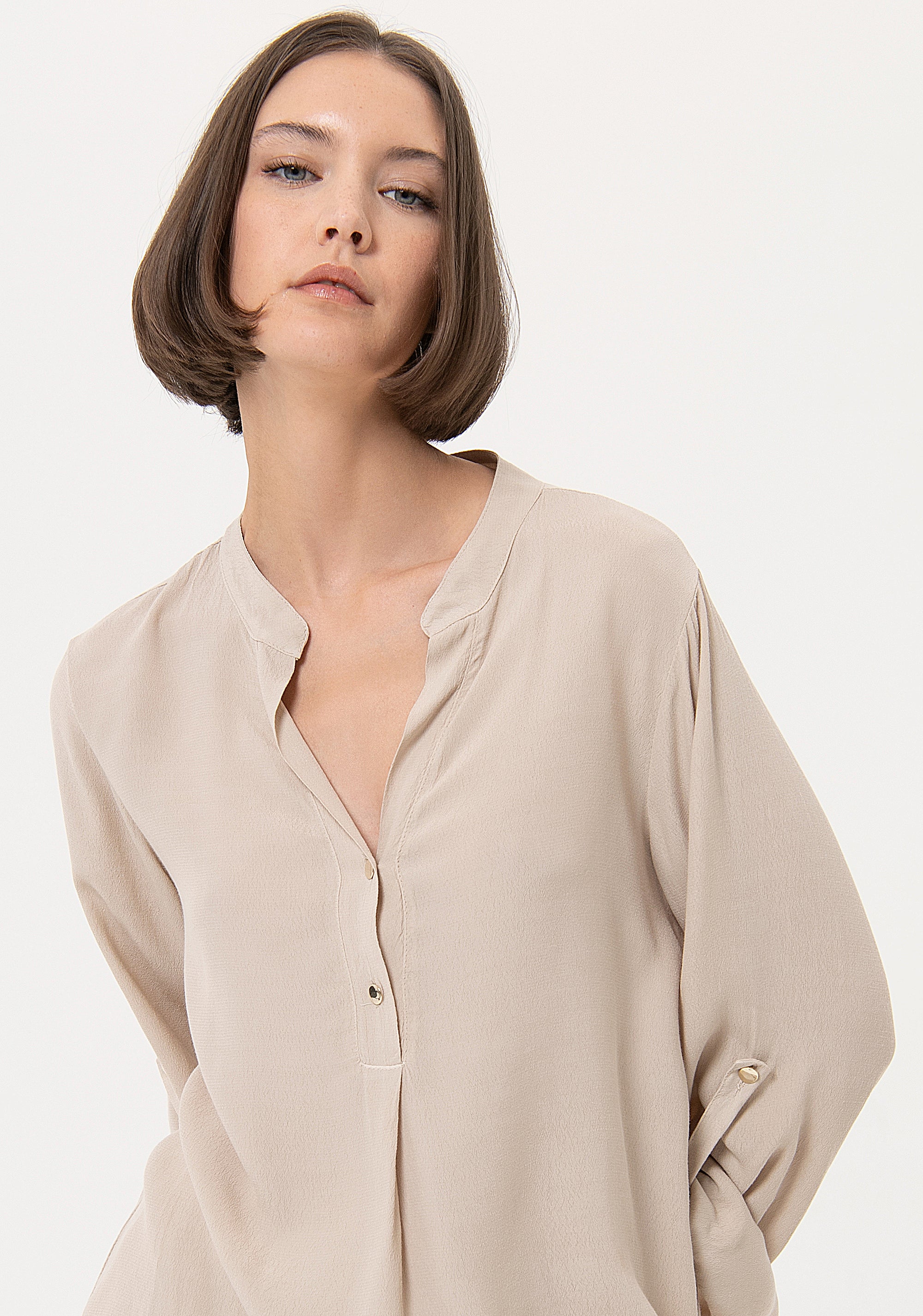 Blusa ampia in viscosa FR24ST1055W42201 Fracomina