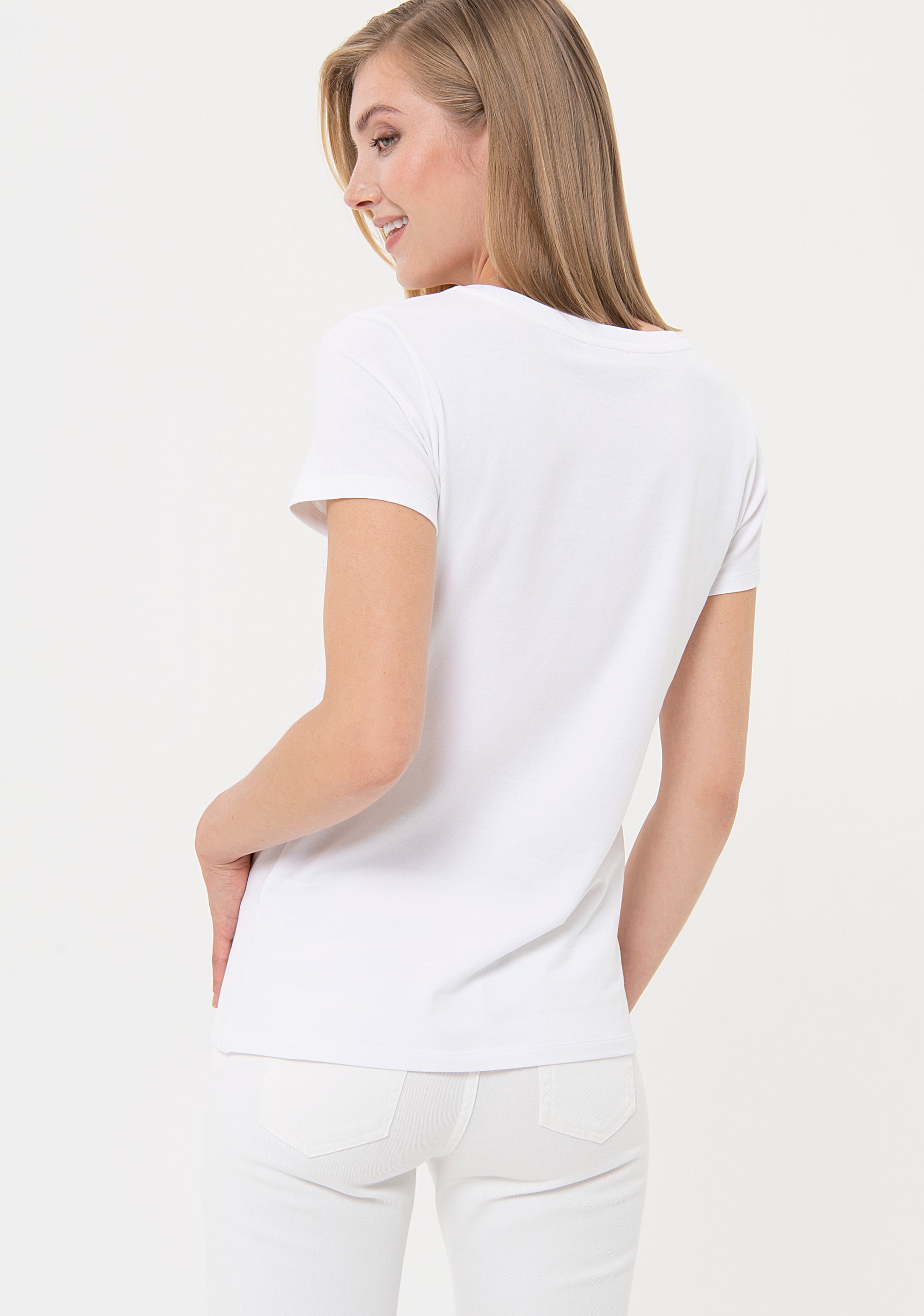 T-shirt regular in jersey FR24ST3004J40110 Fracomina