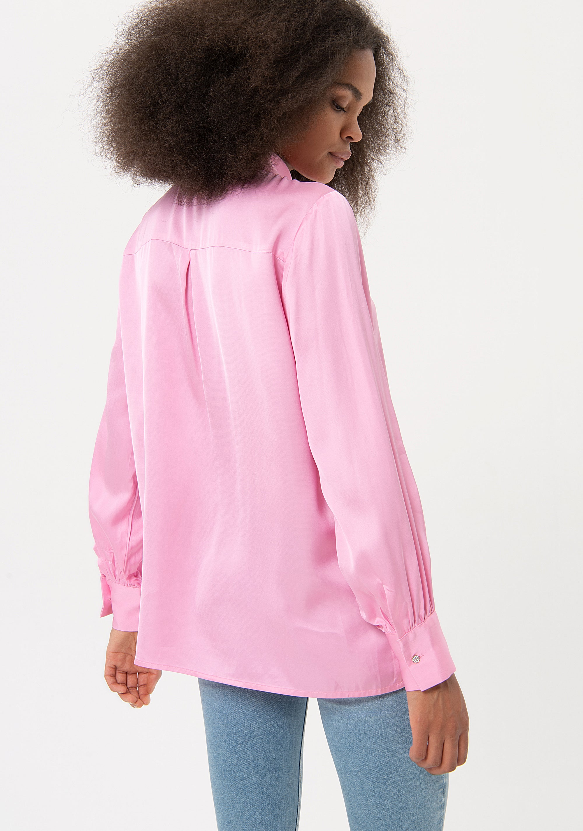 Camicia regular in raso FR24ST6017W51701 Fracomina
