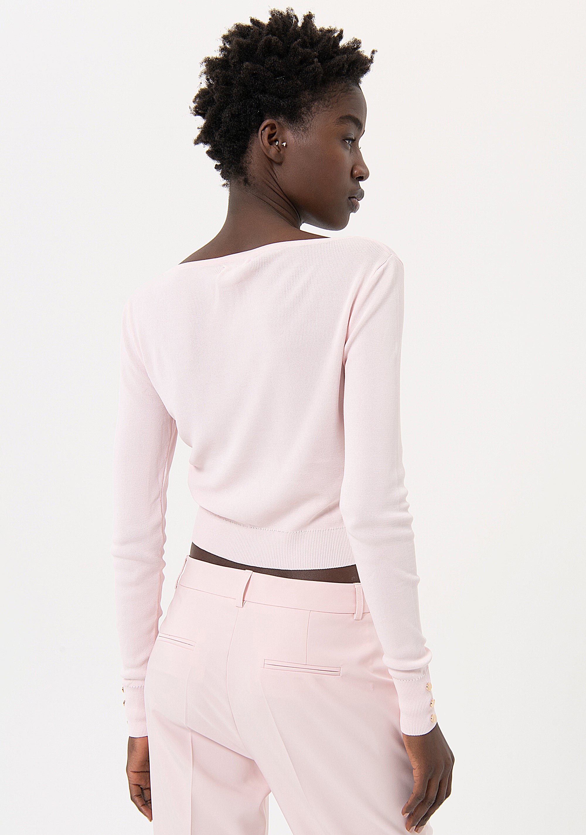 Maglia slim a costine FR24ST7001K41601 Fracomina