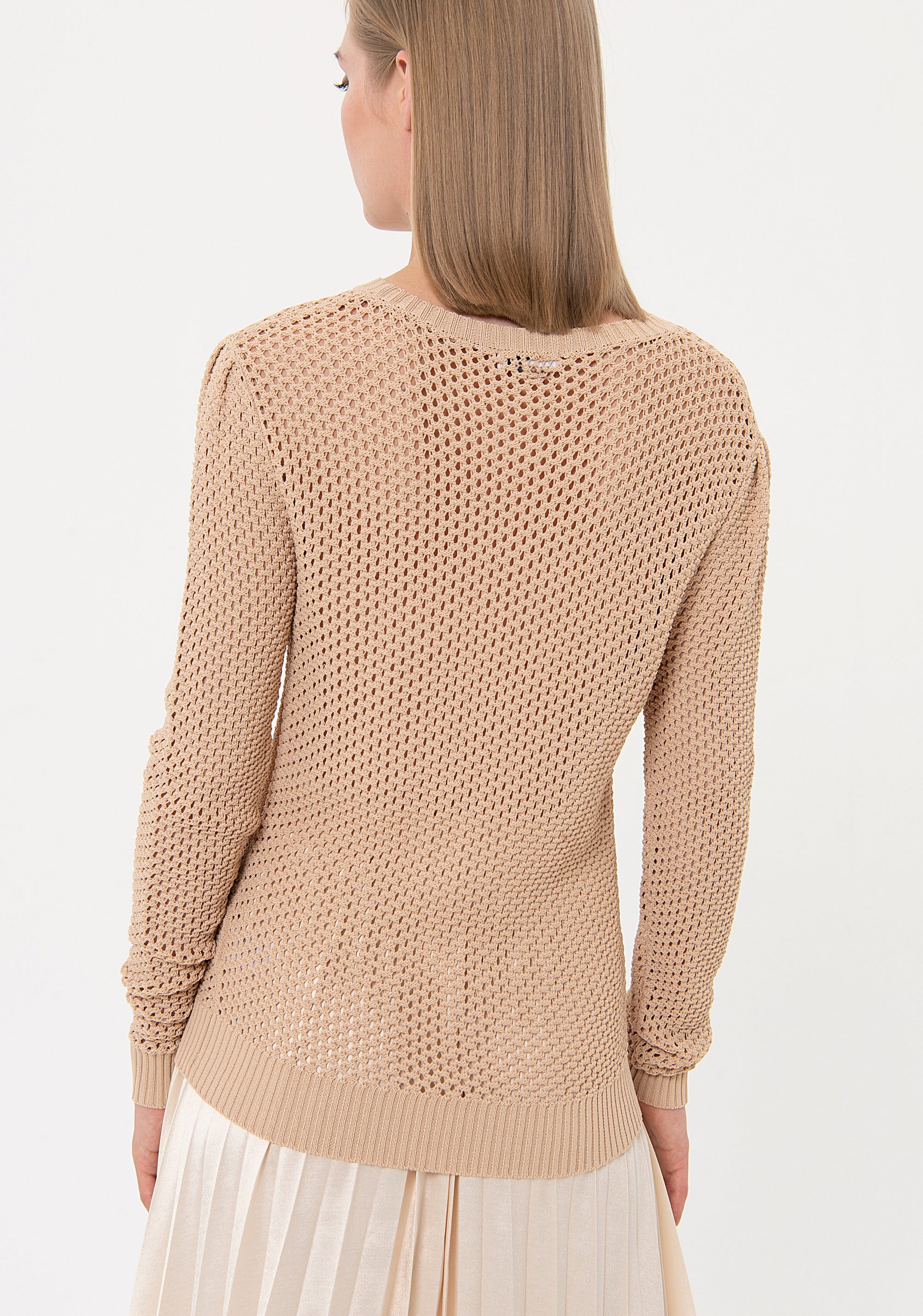 Maglia regular con punto rete