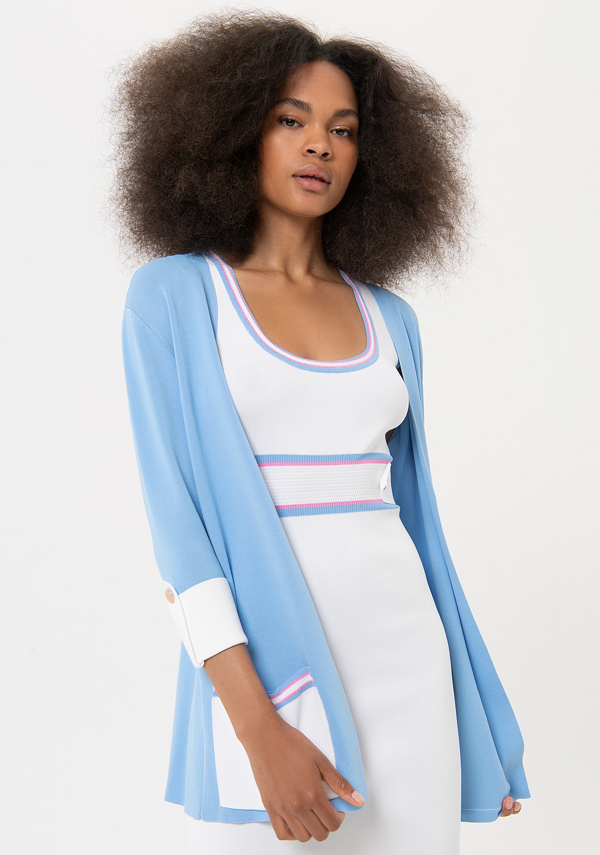 Cardigan over aperto FR24ST8006K41601 Fracomina