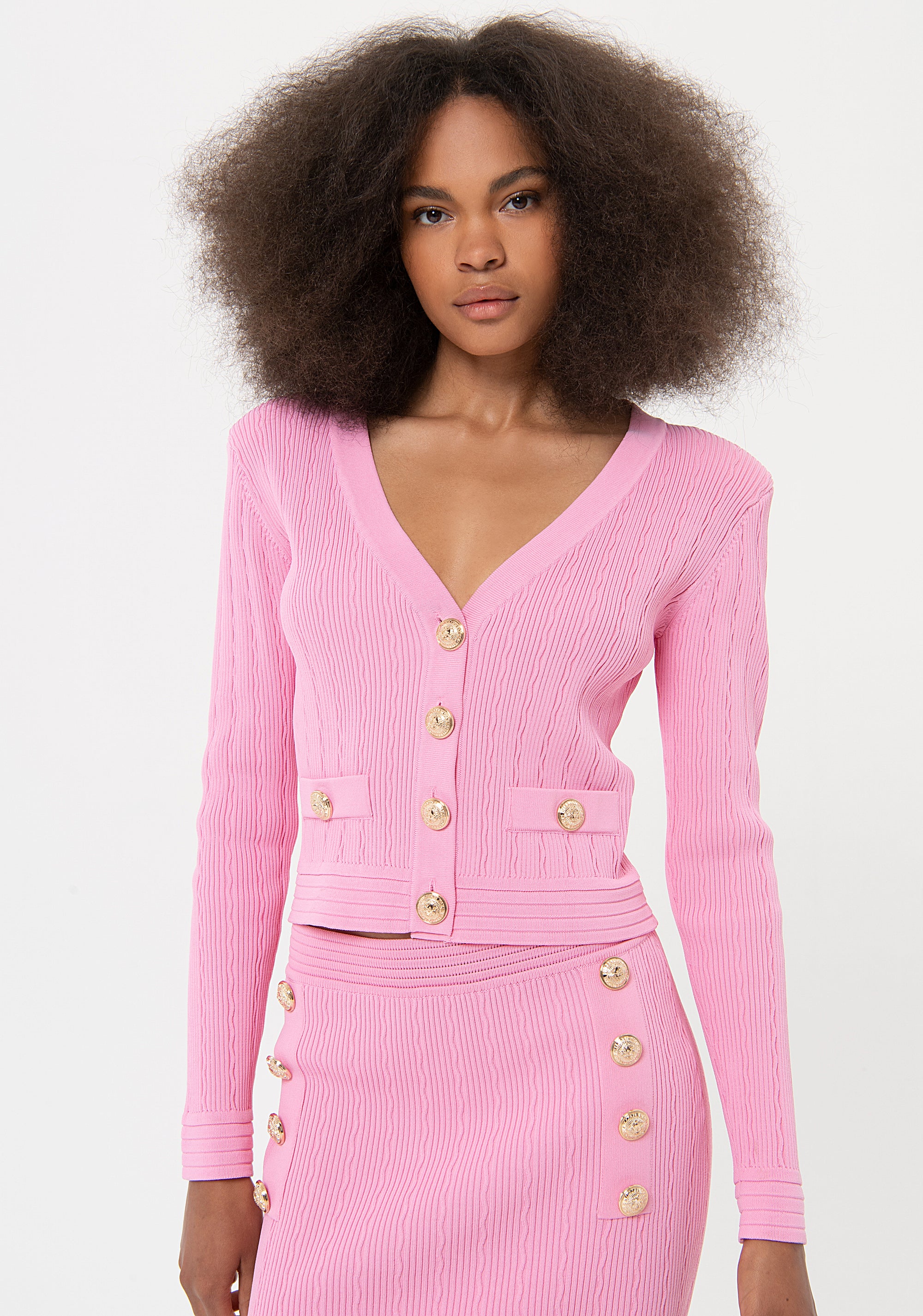 Cardigan slim a costine FR24ST8013K41601-183 Fracomina
