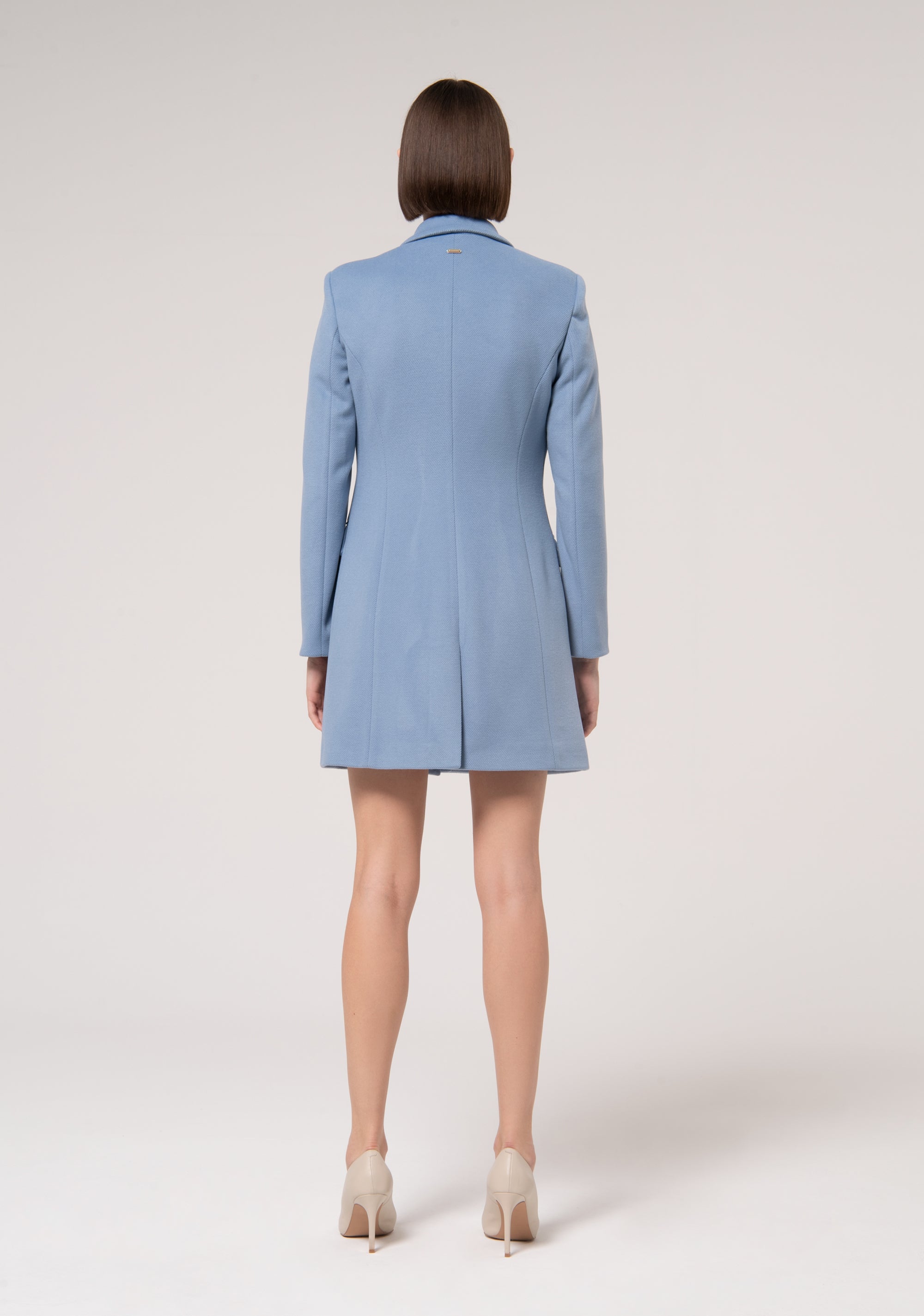 Cappotto slim monopetto