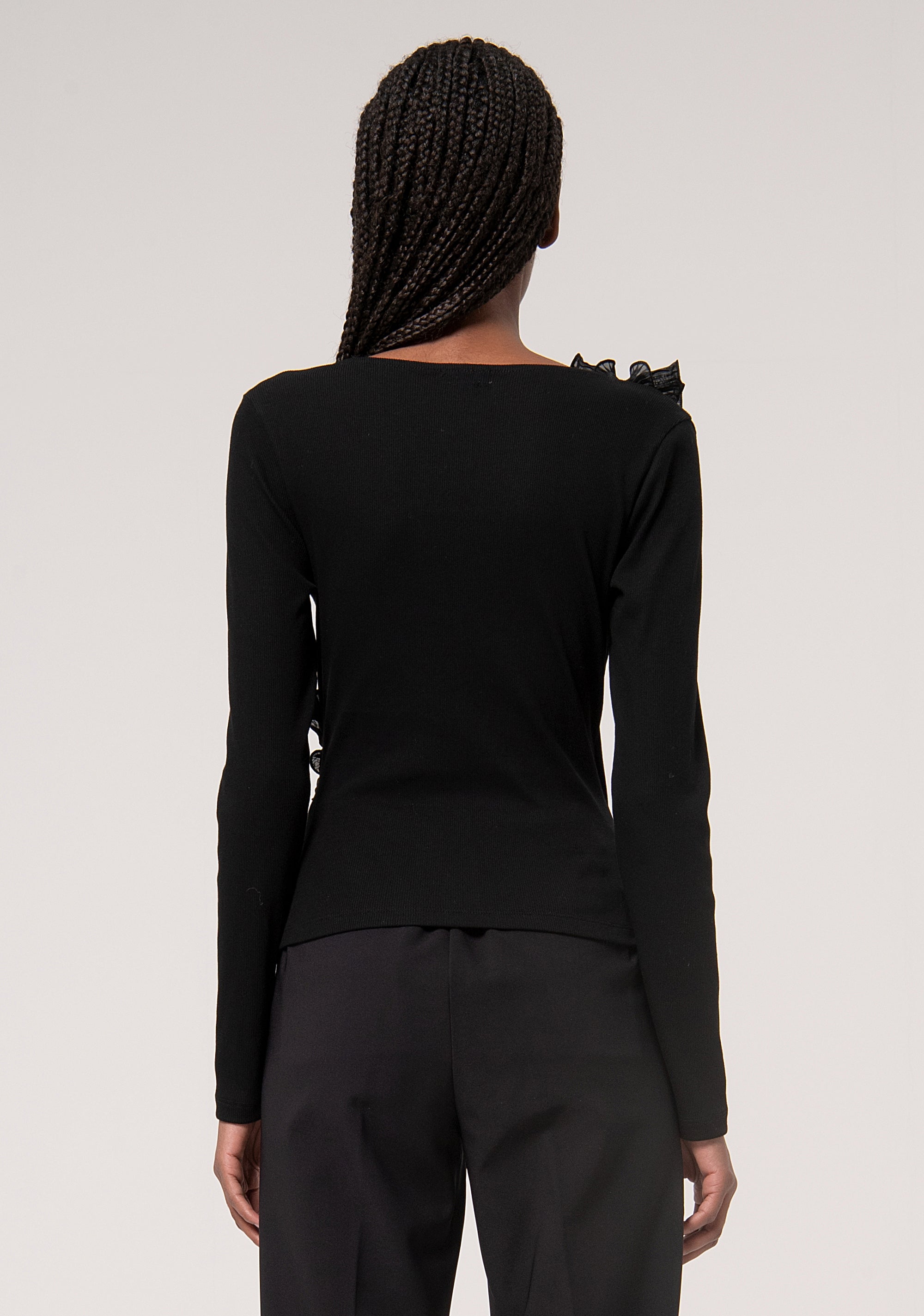 Top slim a costine FR24WT1010J40801-053 Fracomina