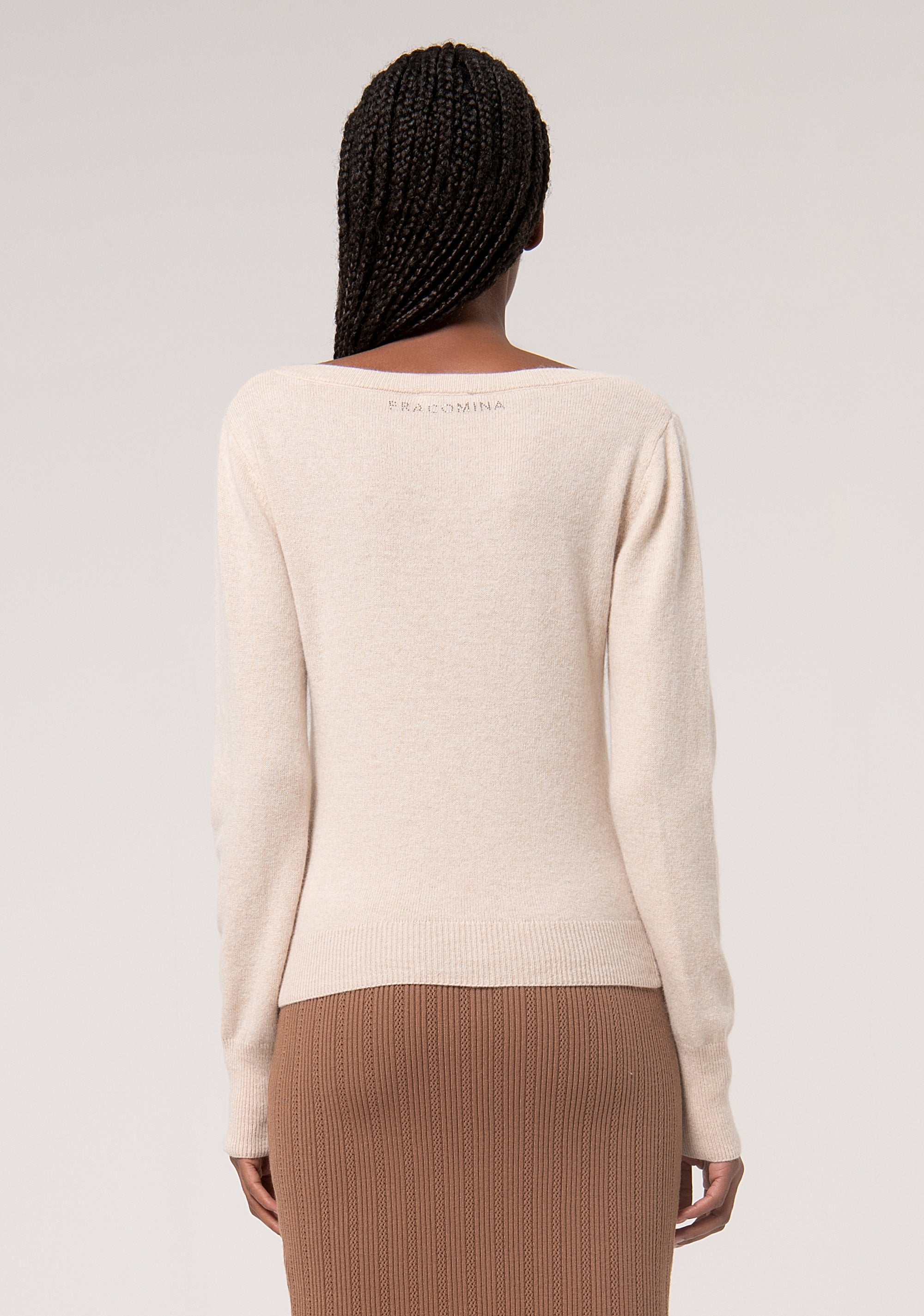 Maglia slim con lana FR24WT7043K52801-311 Fracomina