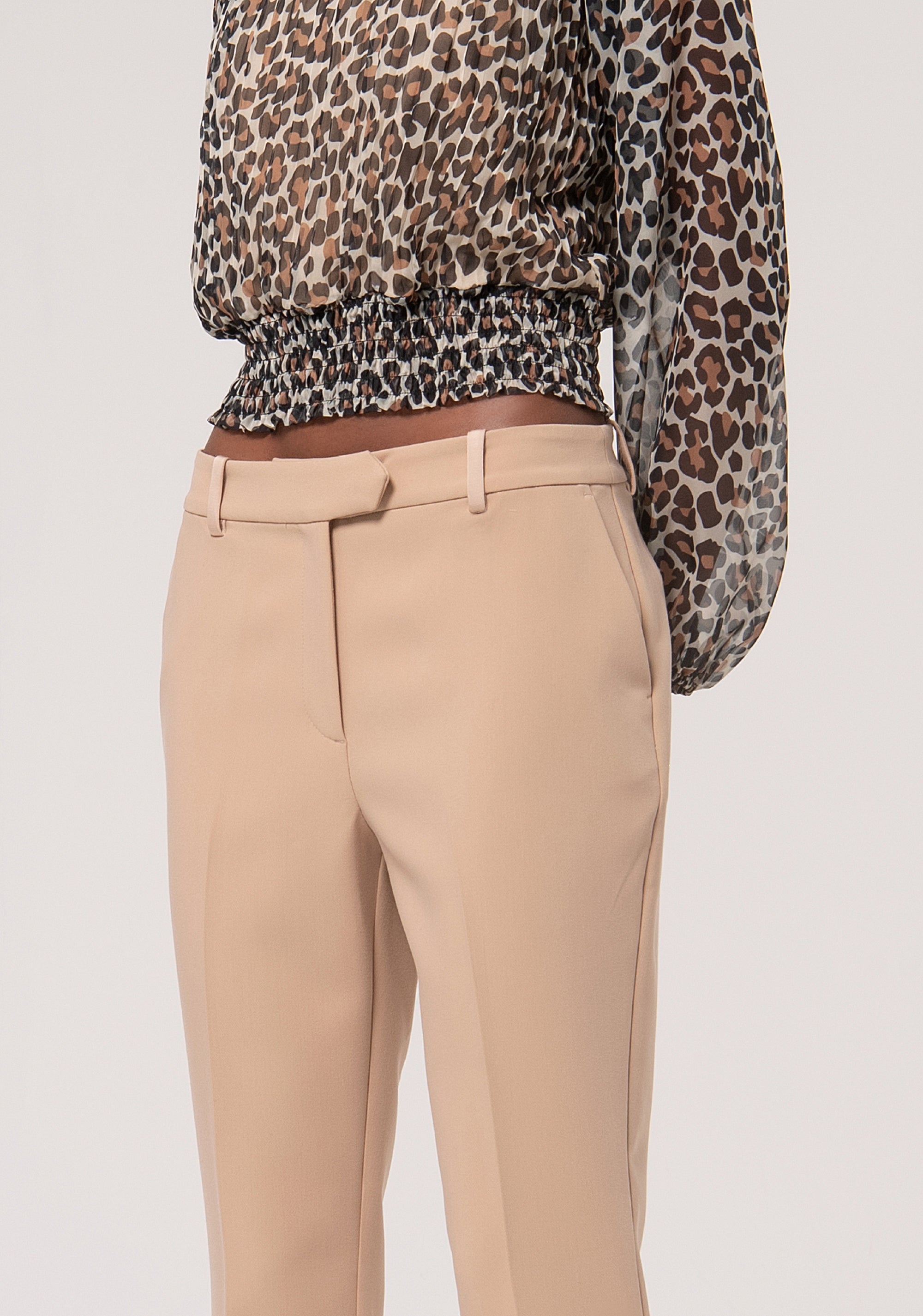 Pantalone chino regular in tessuto stretch