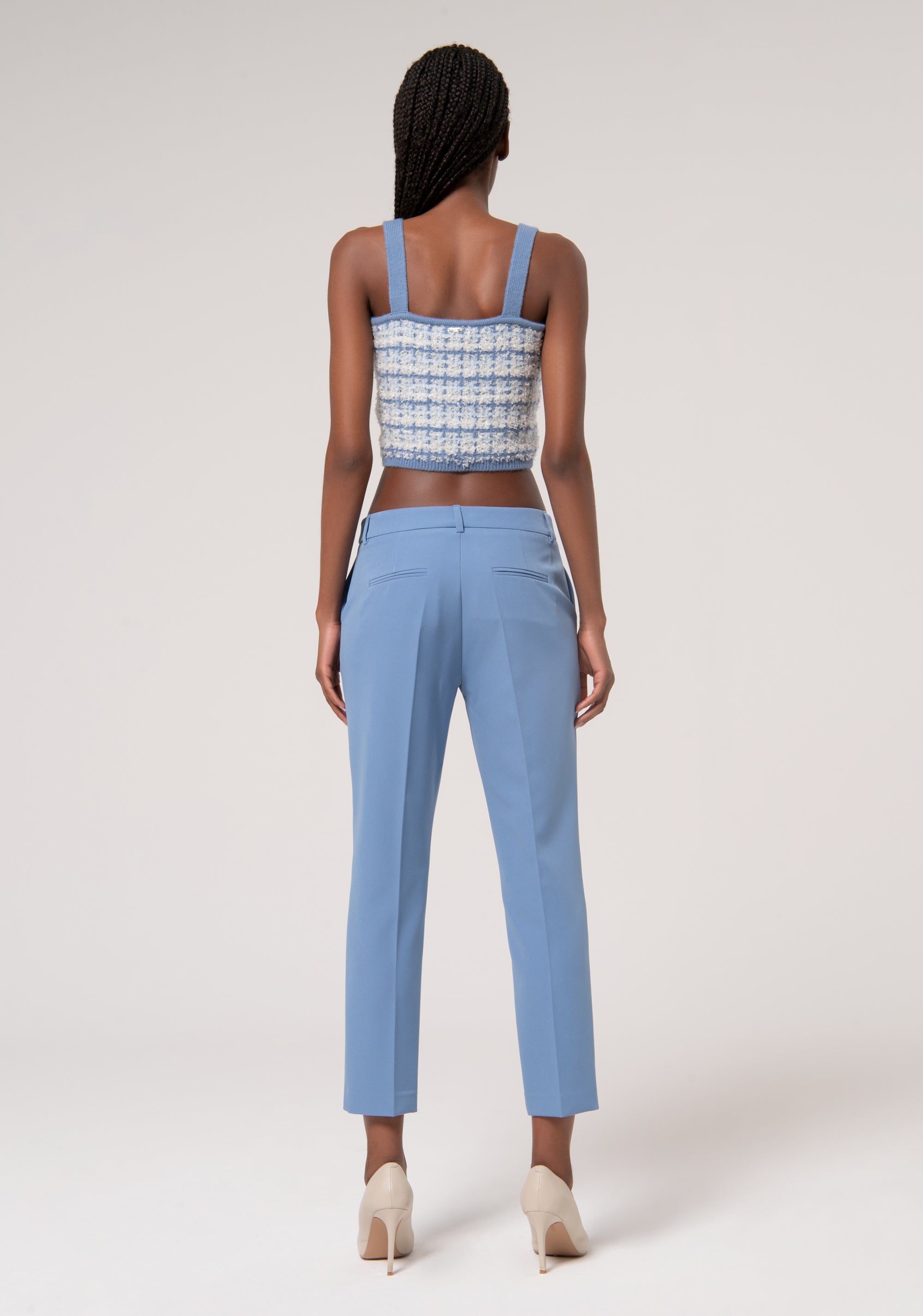 Pantalone chino slim in tessuto stretch