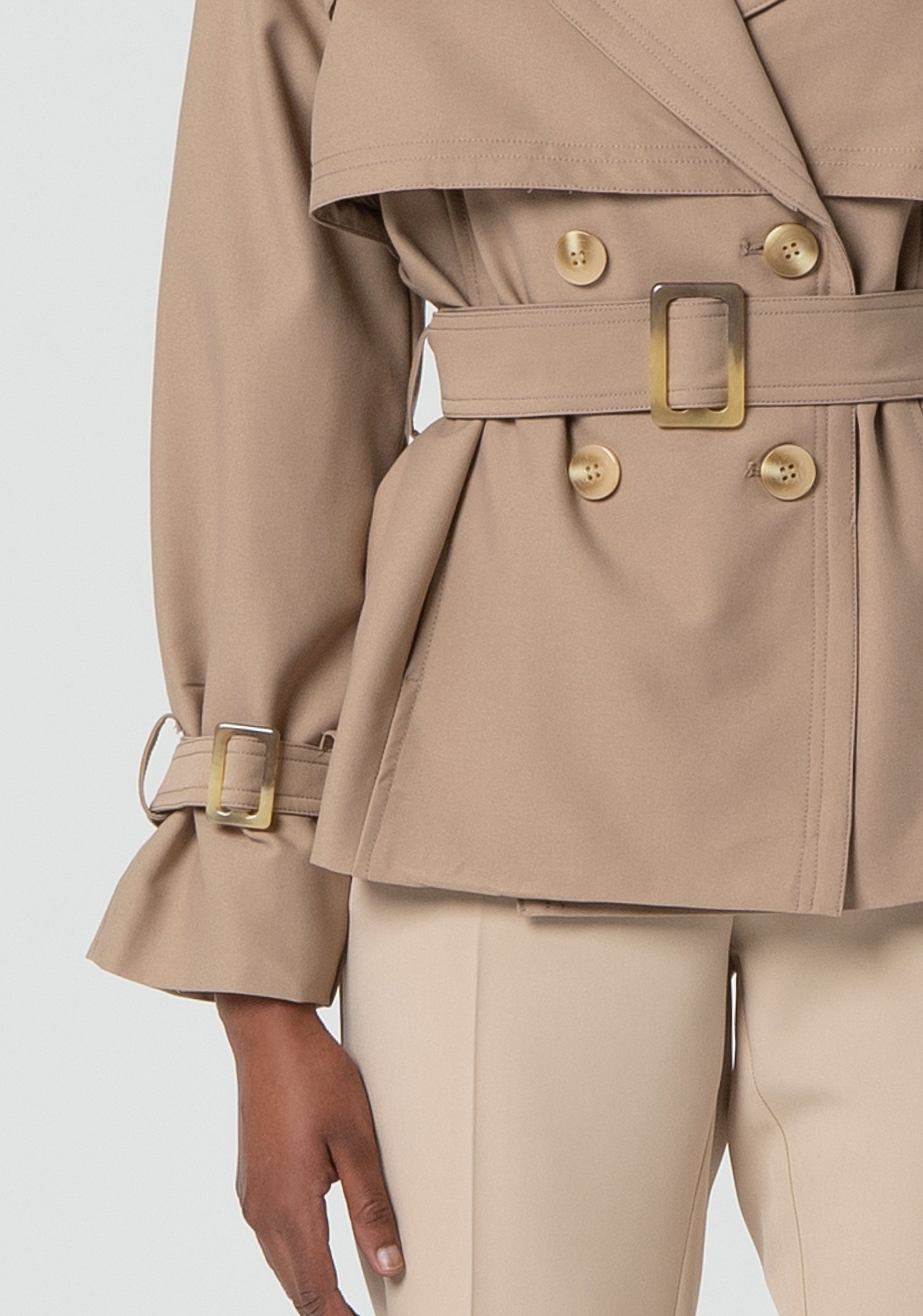 Trench regular in tessuto tecnico FR25SC7002O41901-208 Fracomina