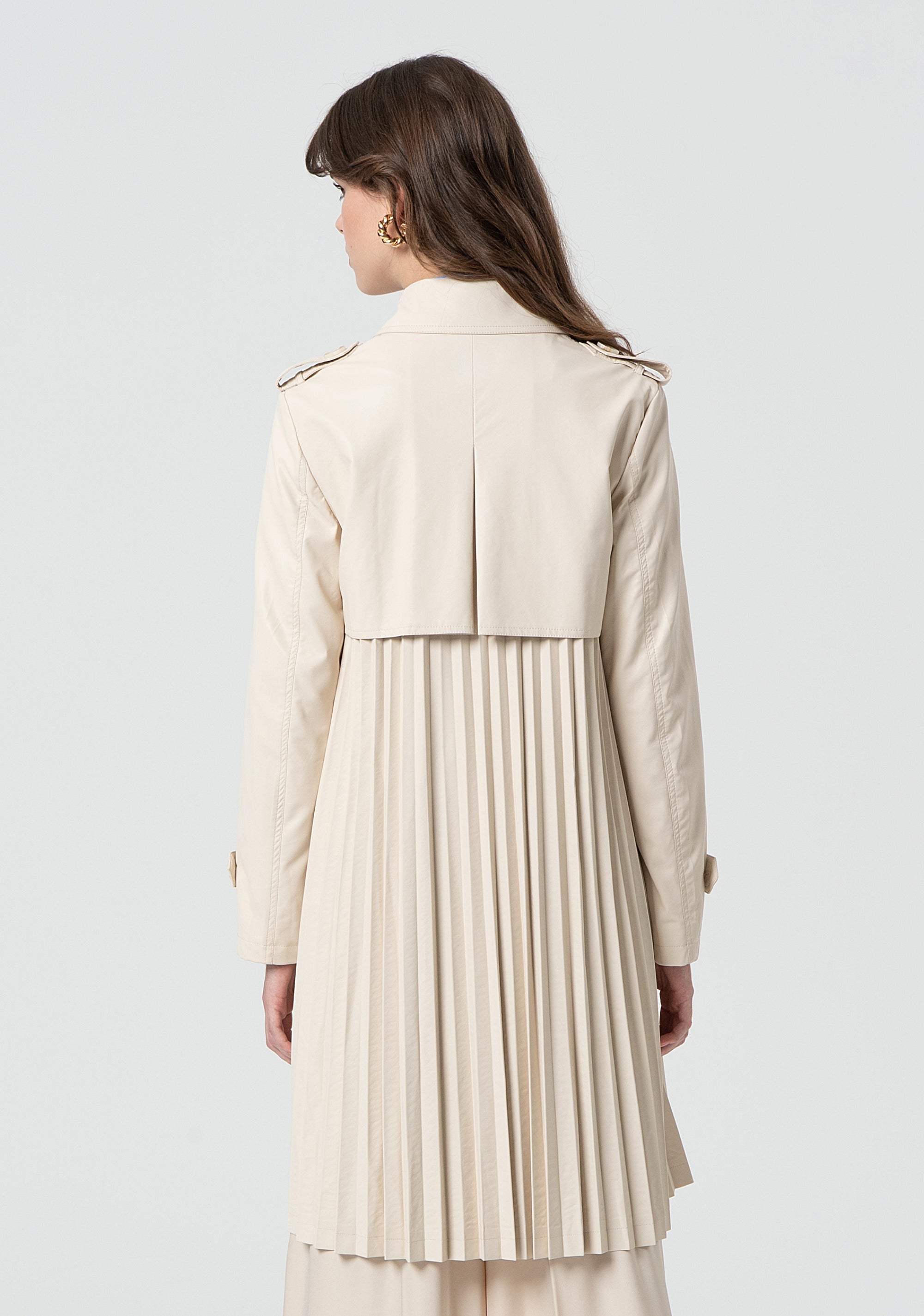 Trench regular in tessuto tecnico FR25SC7006P41101-251 Fracomina