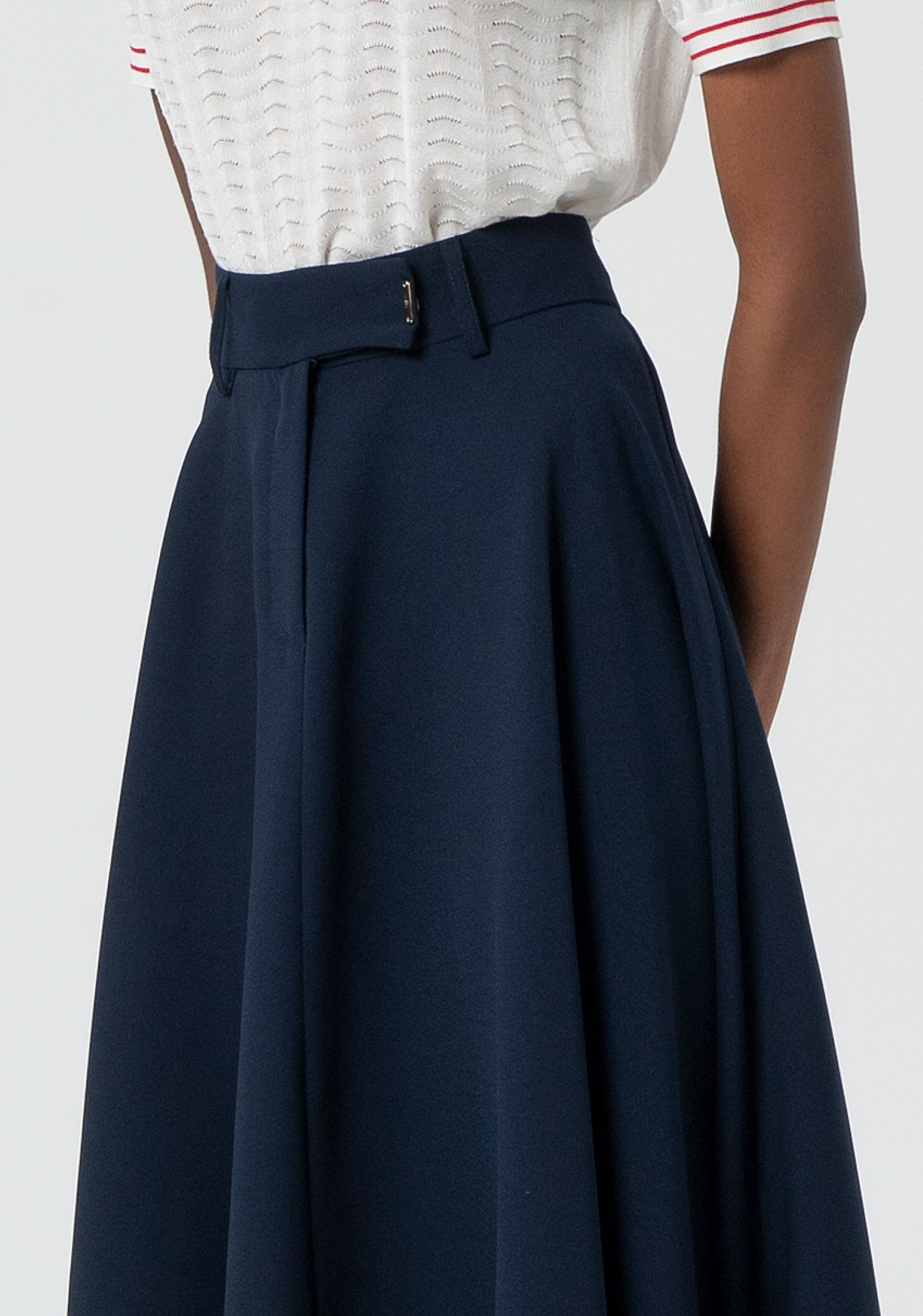 Gonna ampia midi FR25SG2014W46001-117 Fracomina