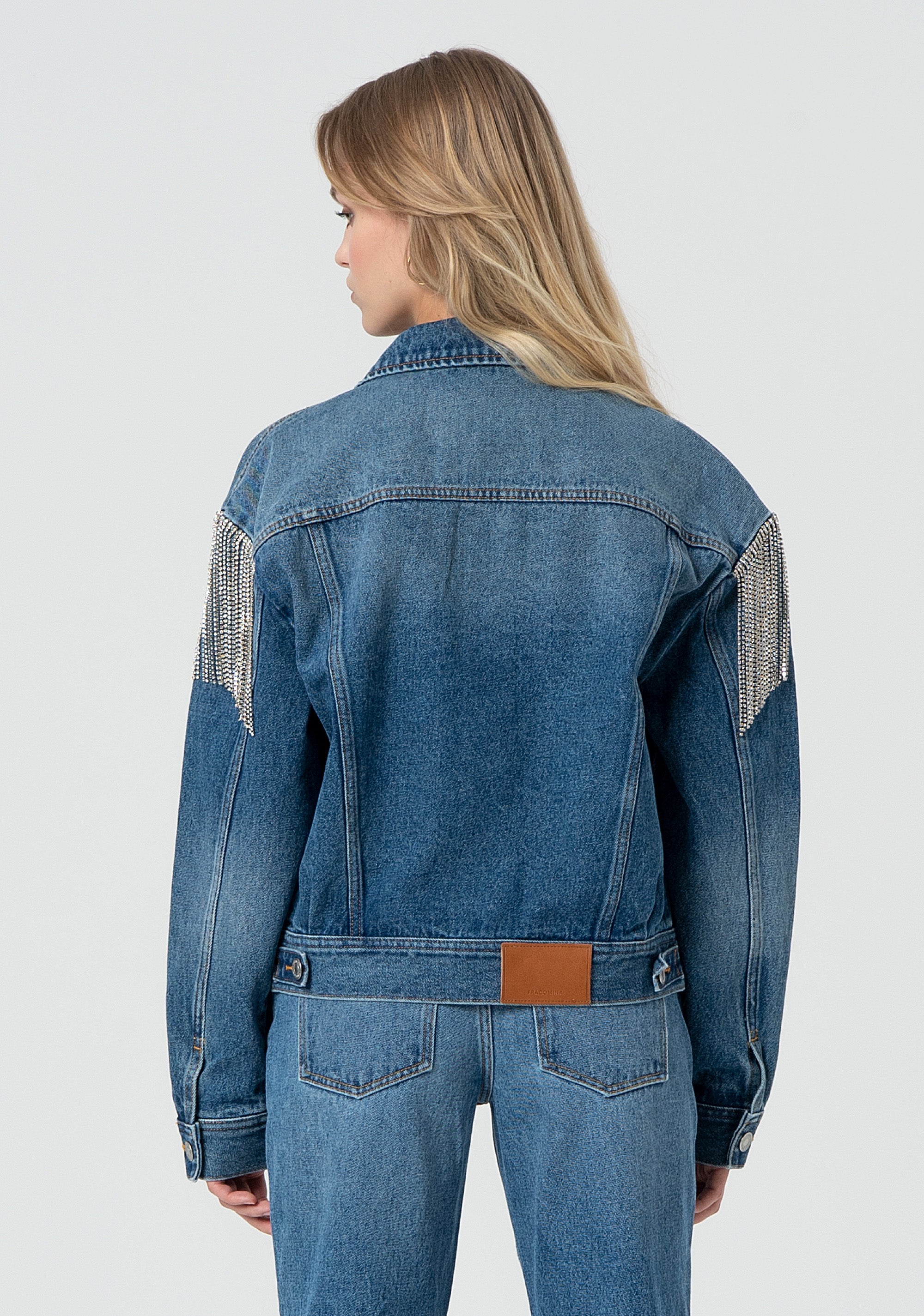 Giacca in denim oversize