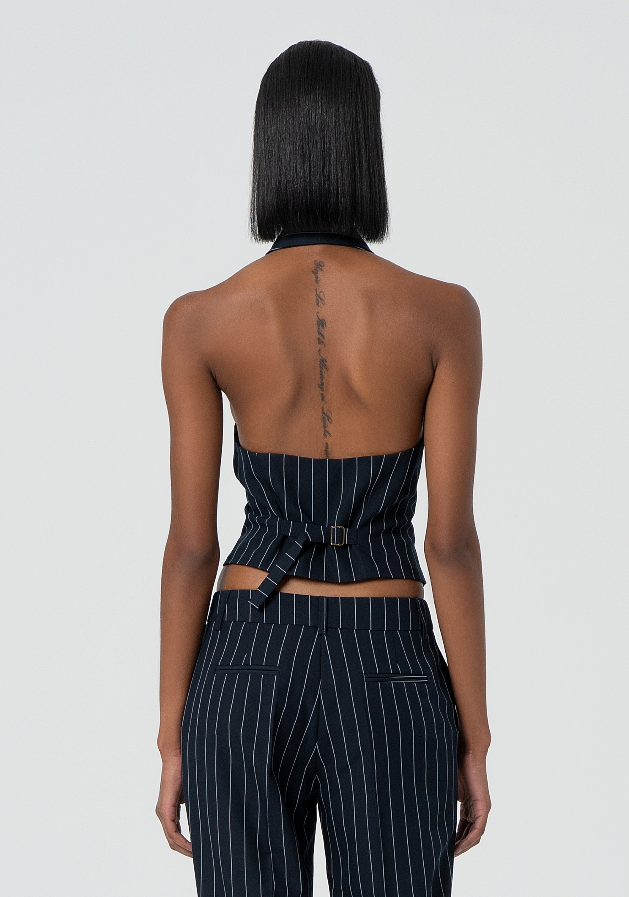 Gilet regular in tessuto gessato FR25SJ5002W761D4-117 Fracomina