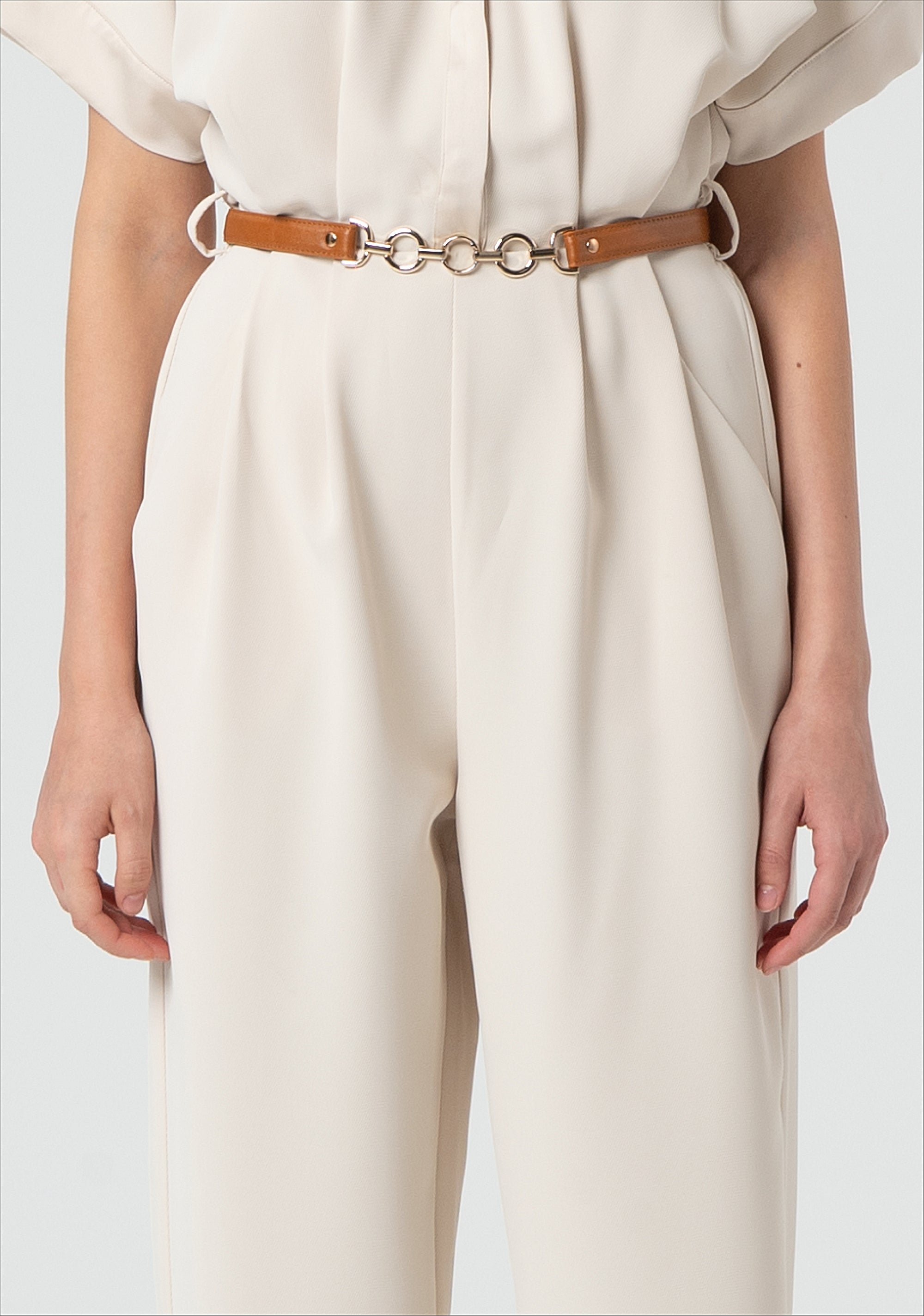 Tuta regular con cintura abbinata FR25SO2004W47601-108 Fracomina